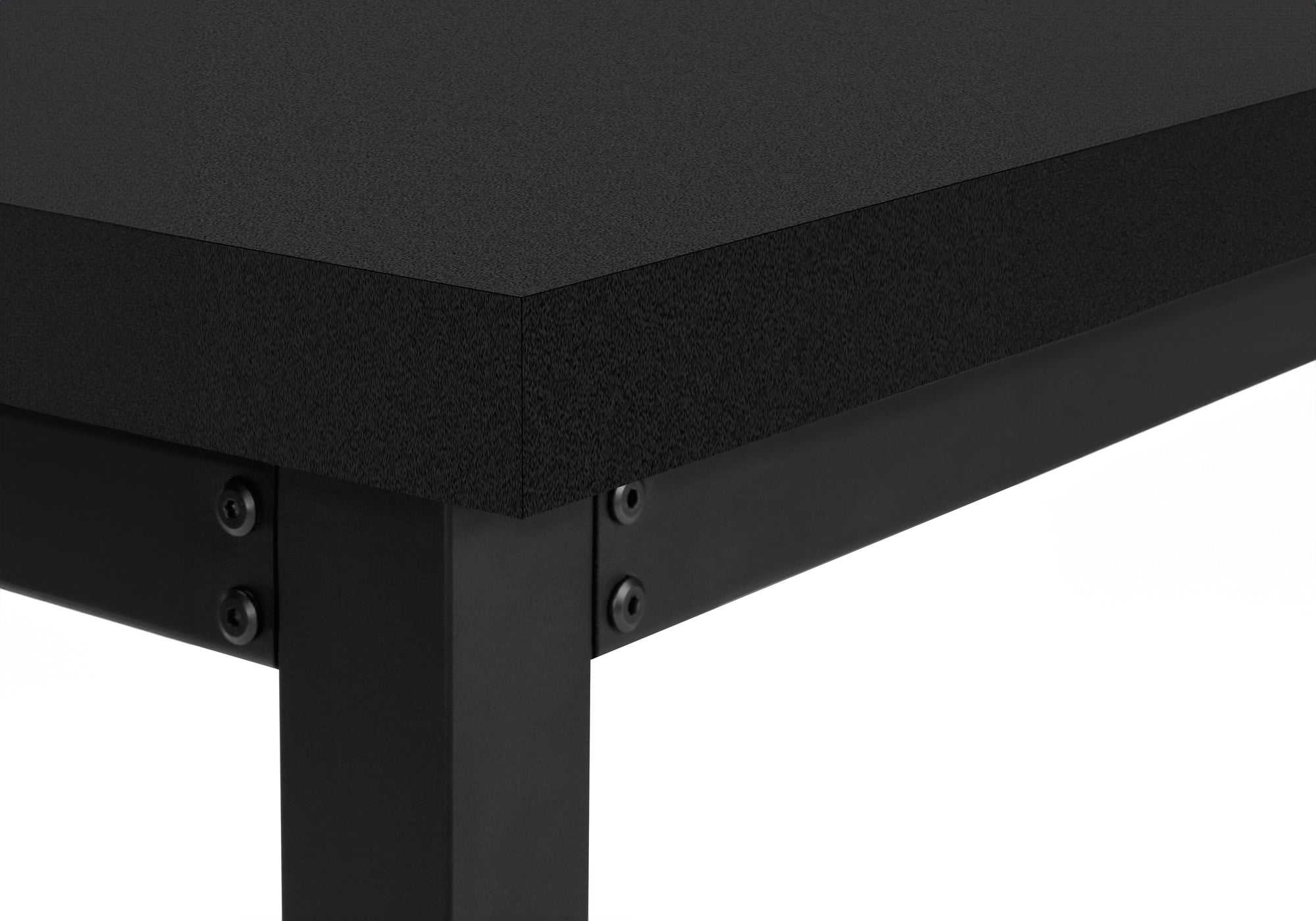 BUREAU D'ORDINATEUR - 48"L / NOIR / HAUTEUR AJUSTABLE/ METAL NOIR ( Meuble Mtl ) 