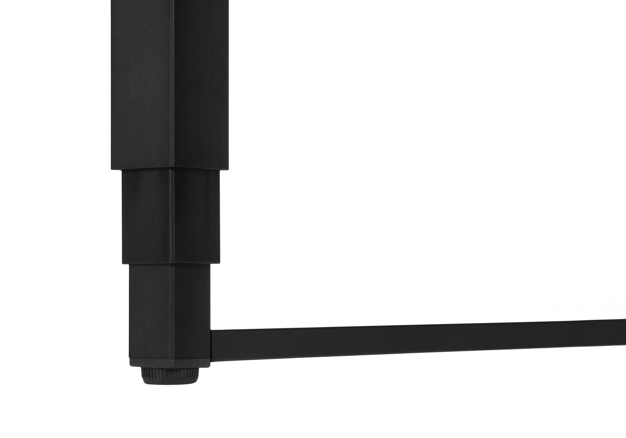 BUREAU D'ORDINATEUR - 48"L / NOIR / HAUTEUR AJUSTABLE/ METAL NOIR ( Meuble Mtl ) 