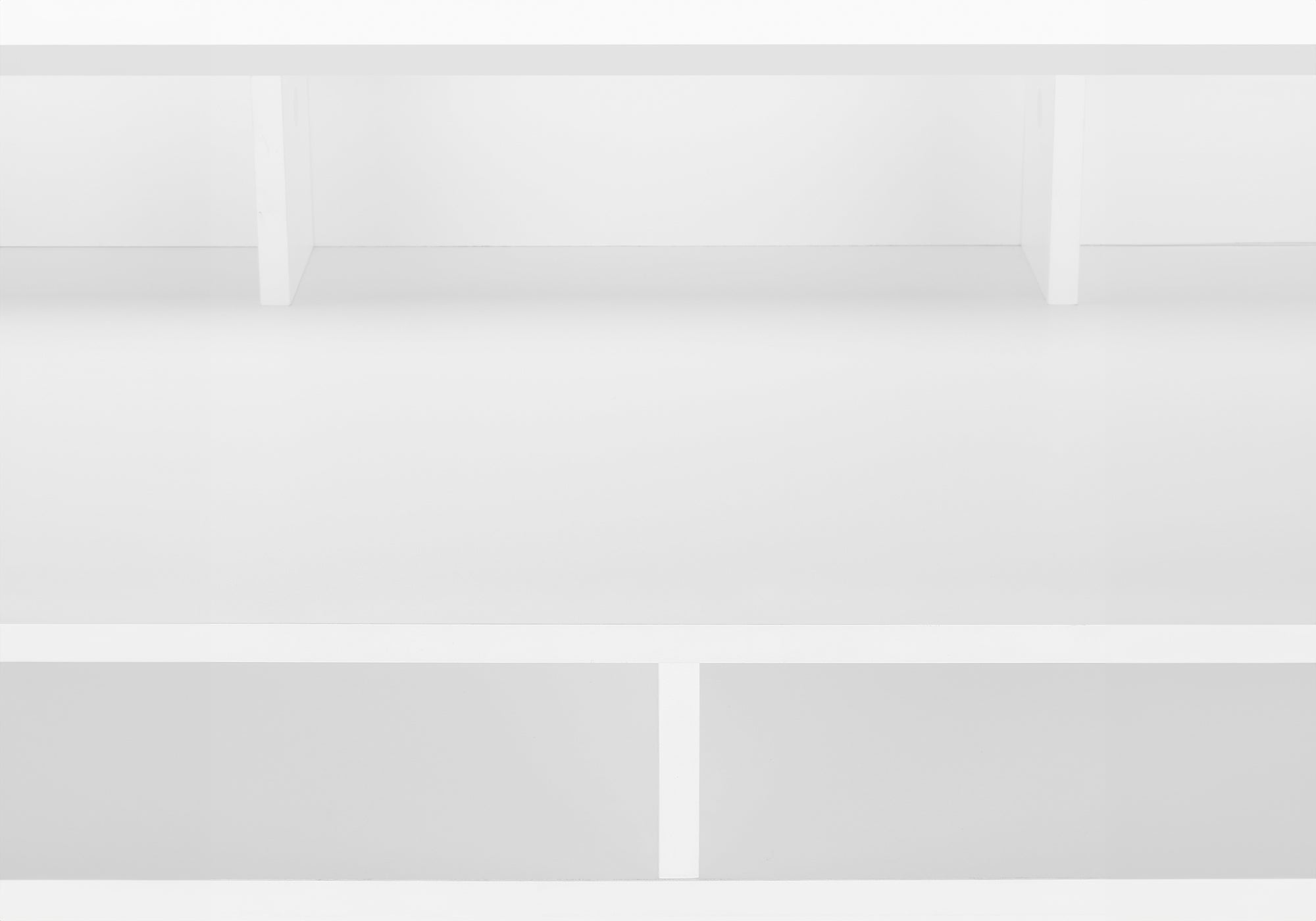 BUREAU D'ORDINATEUR - 48"L / BLANC / HAUTEUR DEBOUT BLANC ( Meuble Mtl ) 