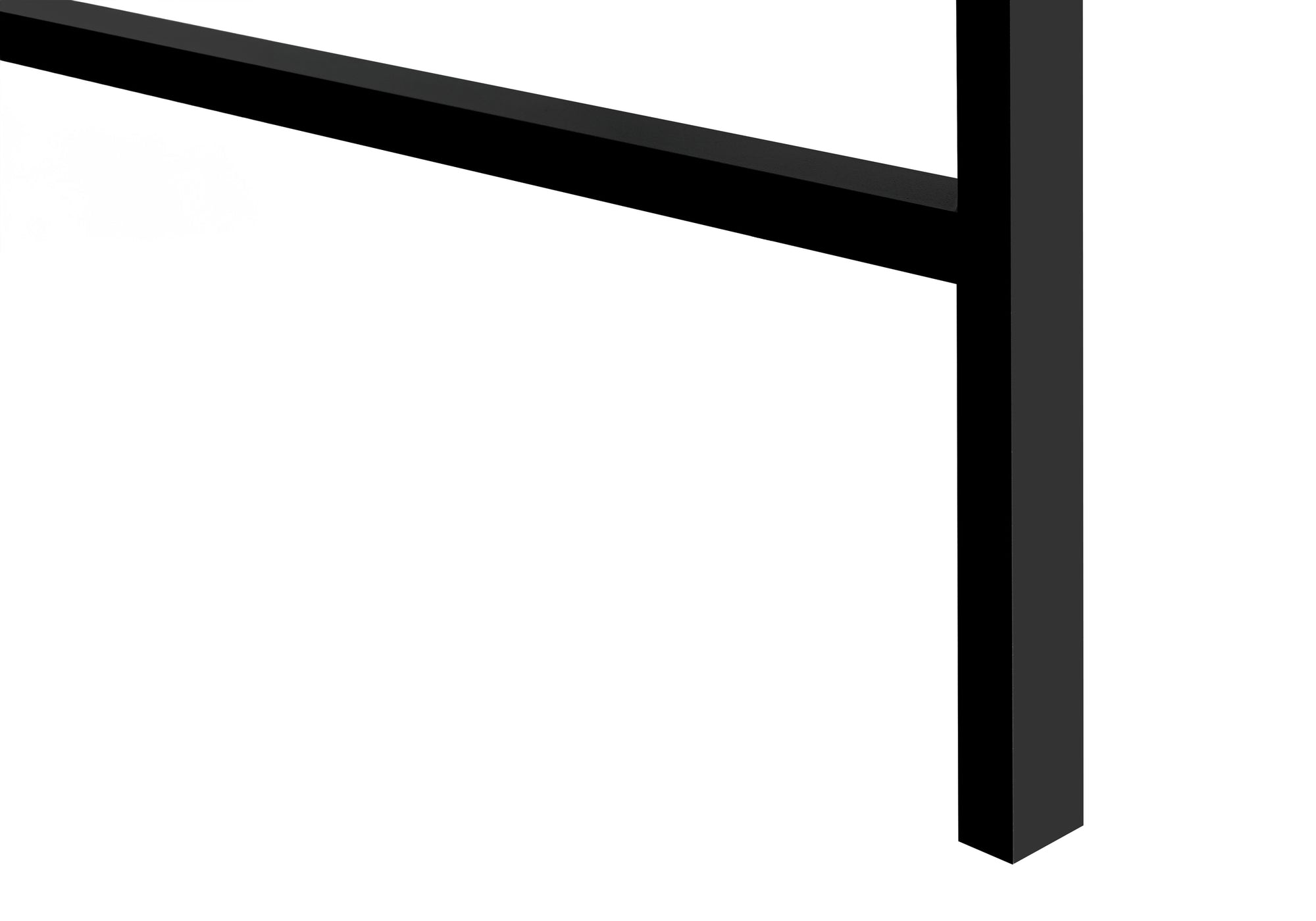 BUREAU D'ORDINATEUR - 48"L / GRIS / NOIR HAUTEUR DEBOUT ( Meuble Mtl ) 