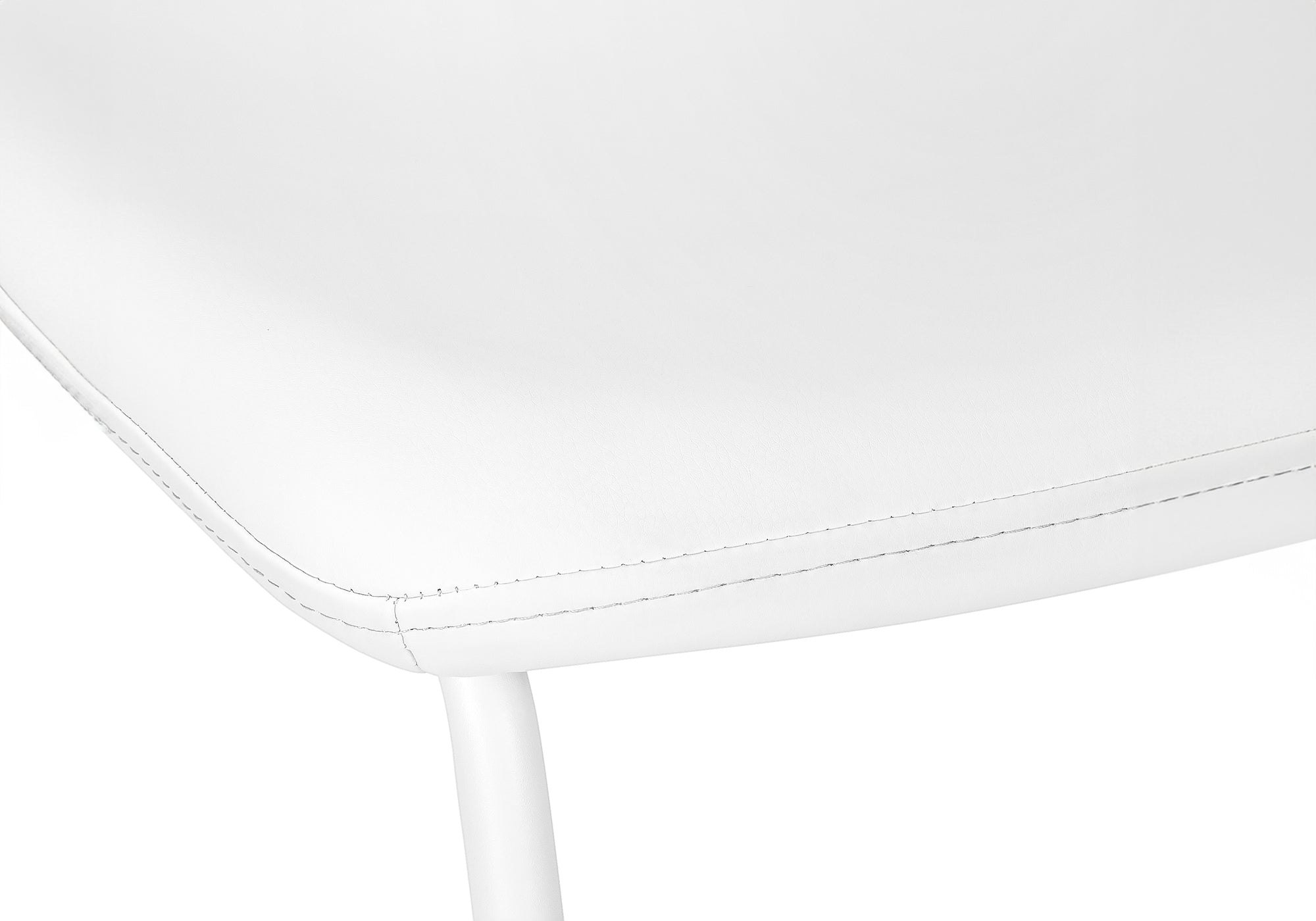 CHAISE DE BUREAU - SIMILI-CUIR BLANC / BUREAU DEBOUT