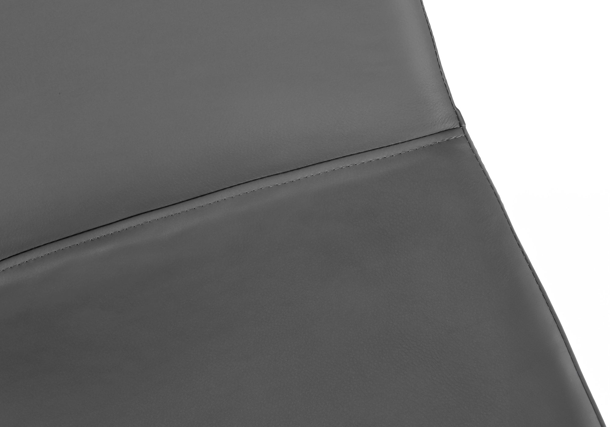 CHAISE DE BUREAU - SIMILI-CUIR GRIS / BUREAU DEBOUT ( Meuble Mtl ) 