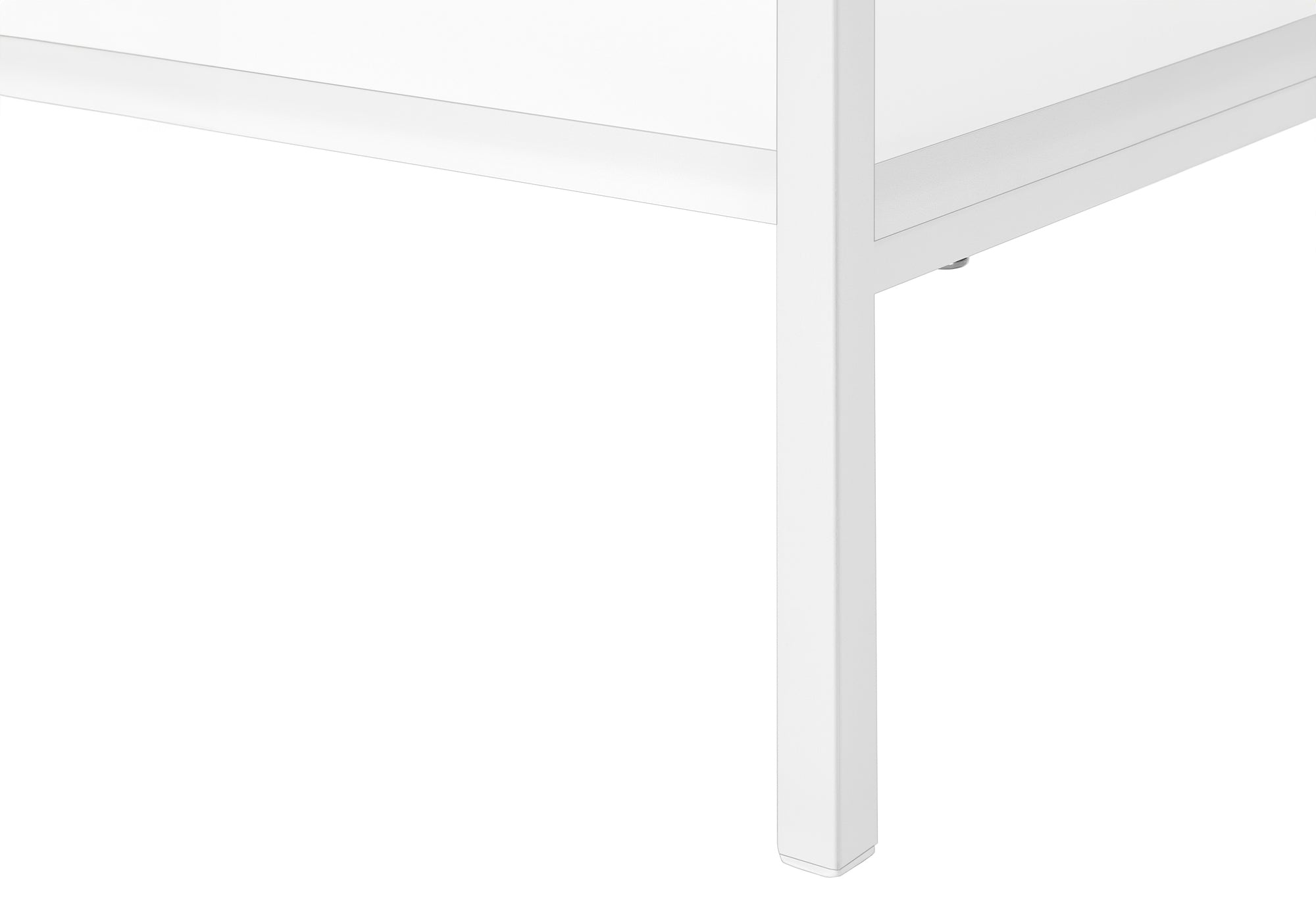 BIBLIOTHÈQUE - 48"H / BLANC / MÉTAL BLANC ( Meuble Mtl )