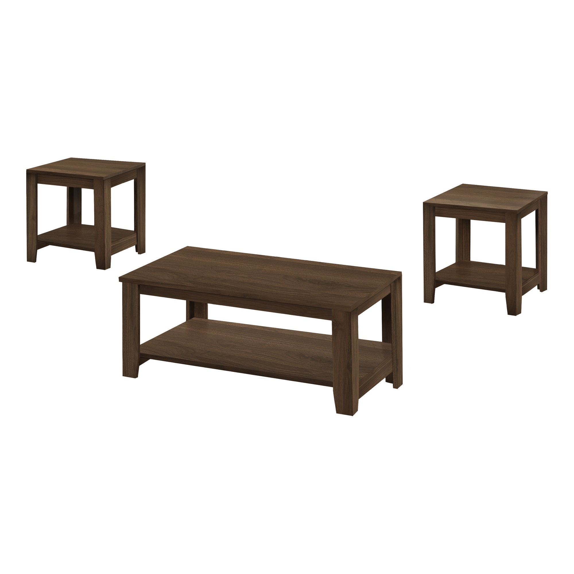 SET DE TABLE - 3PCS / NOYER FONCÉ ( Meuble Mtl ) 