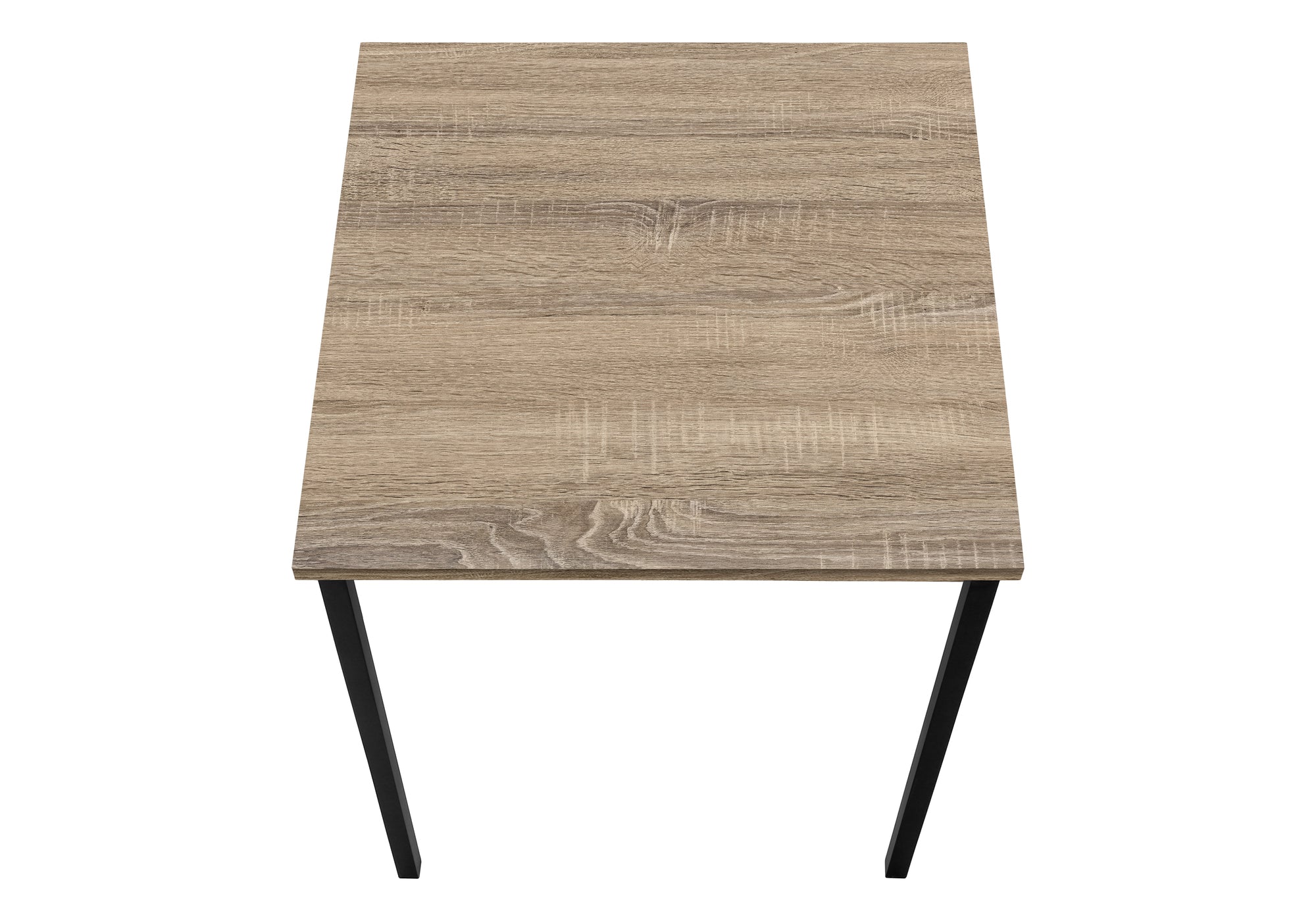 ENSEMBLE DE TABLE - ENSEMBLE 3PCS / TAUPE FONCÉ / MÉTAL NOIR