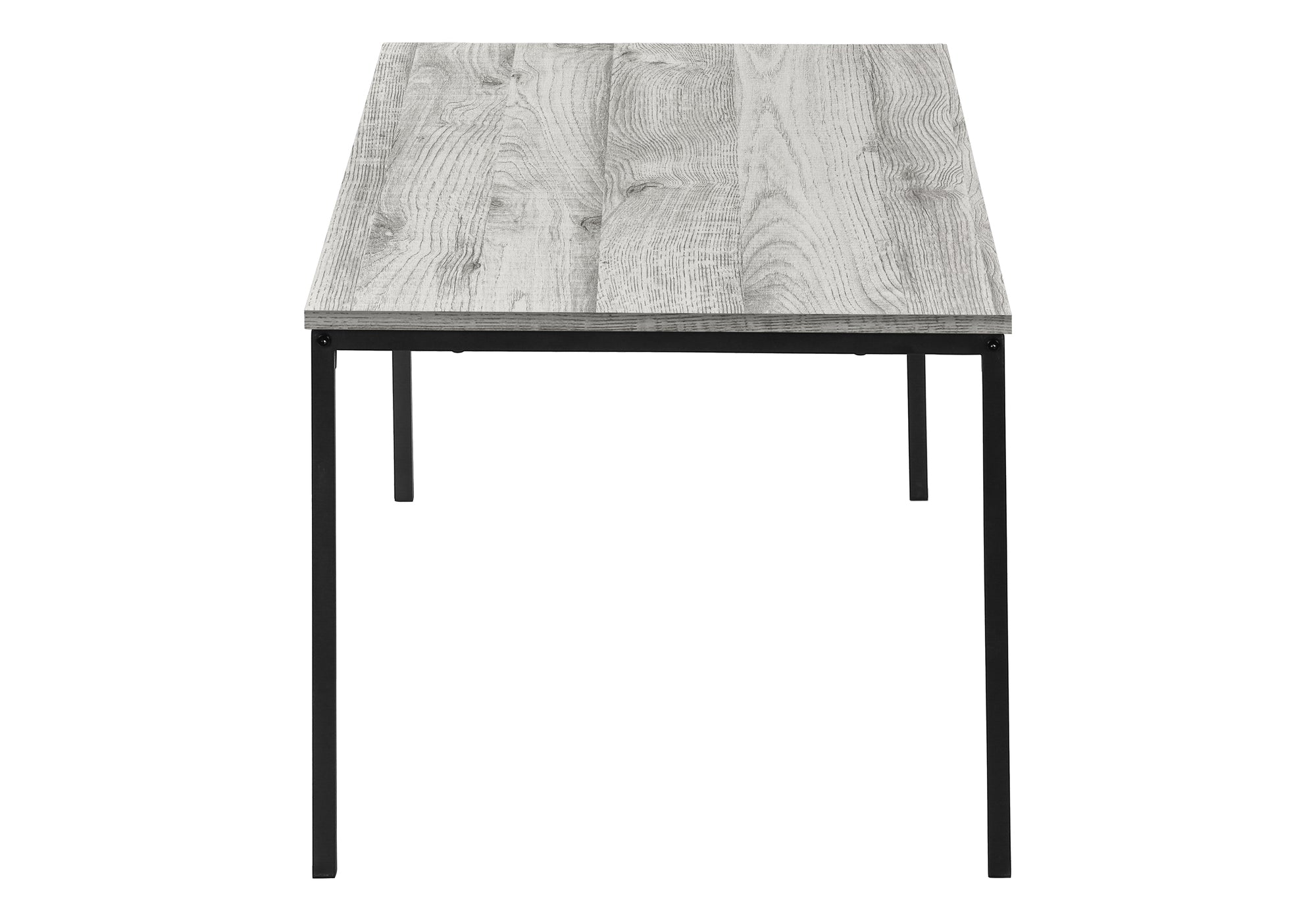 ENSEMBLE DE TABLE - ENSEMBLE 3PCS / GRIS / MÉTAL NOIR