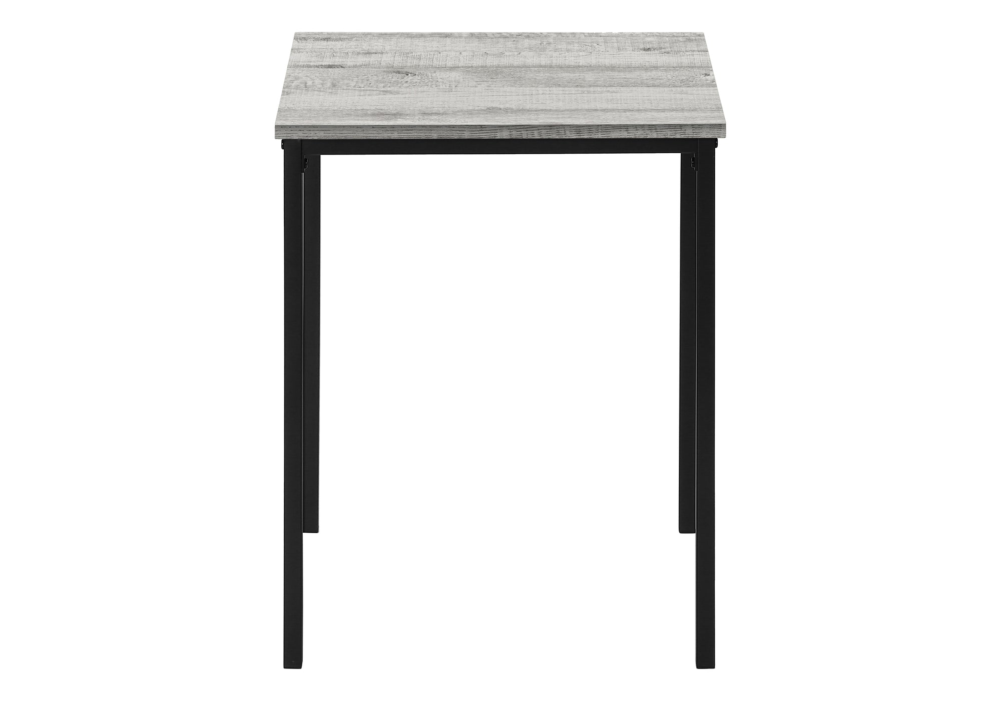 ENSEMBLE DE TABLE - ENSEMBLE 3PCS / GRIS / MÉTAL NOIR