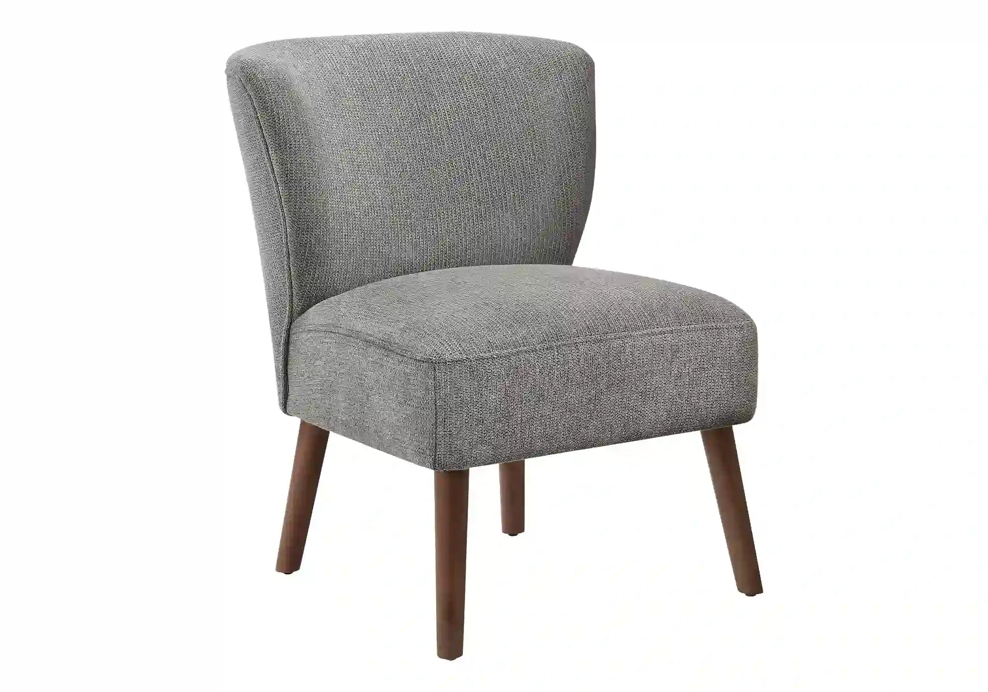 Chaise d'Appoint Brun Clair sans Bras et Pieds Noyer