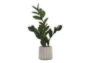 PLANTE ARTIFICIELLE - 20"H / ZZ INTERIEUR POT CIMENT 5"