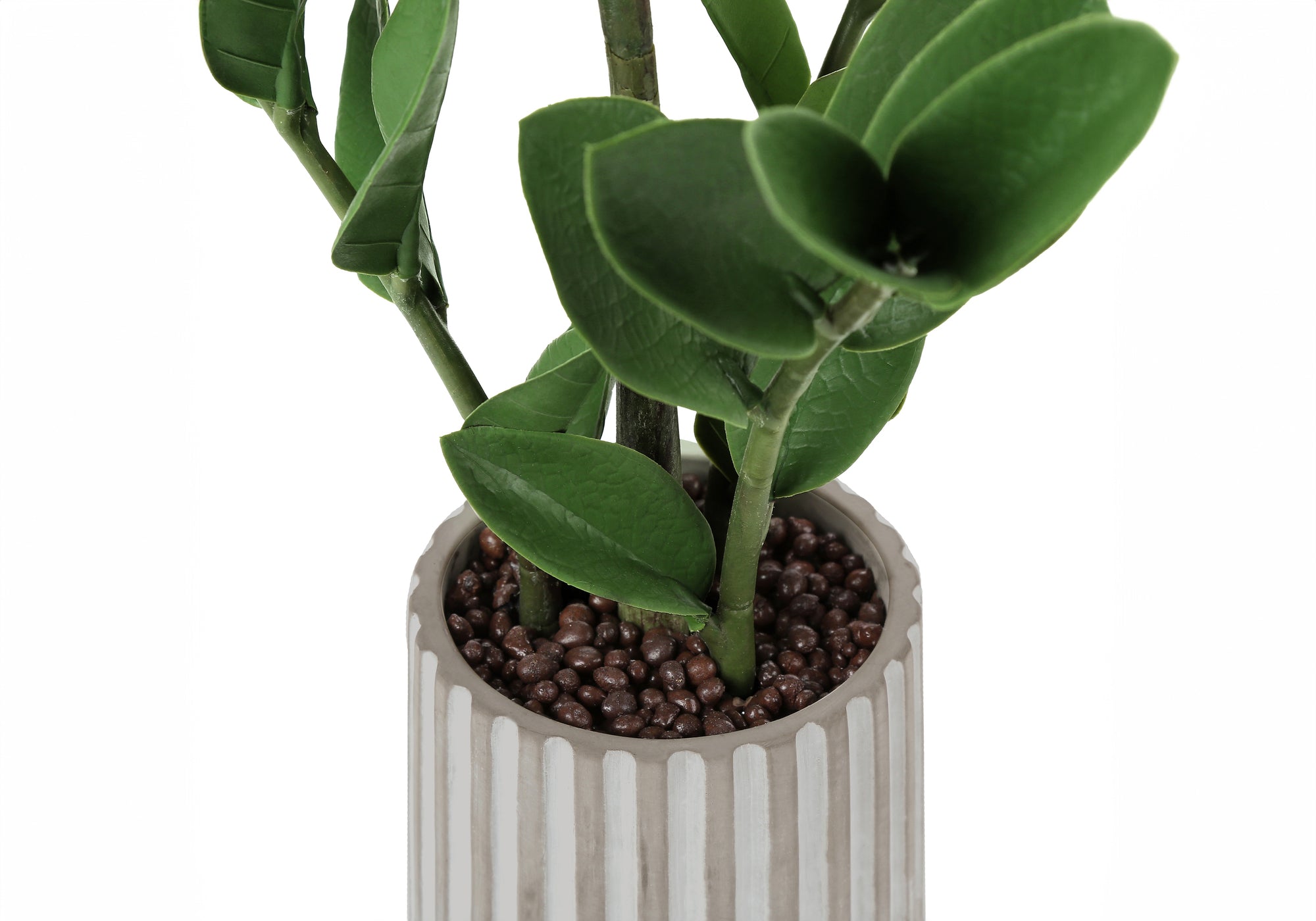 PLANTE ARTIFICIELLE - 20"H / ZZ INTERIEUR POT CIMENT 5"