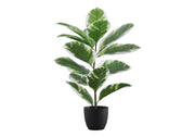 PLANTE ARTIFICIELLE - 27"H / CAOUTCHOUC INTERIEUR POT 5"
