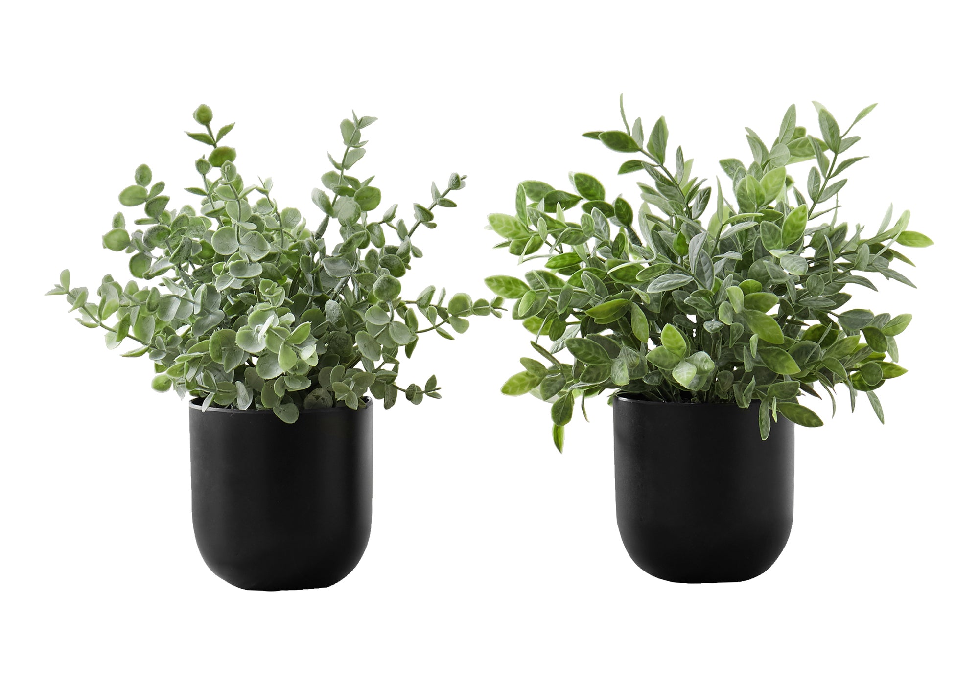 PLANTE ARTIFICIELLE - 2MCX / 11"H EUCALYPTUS/GAZON POT 5"