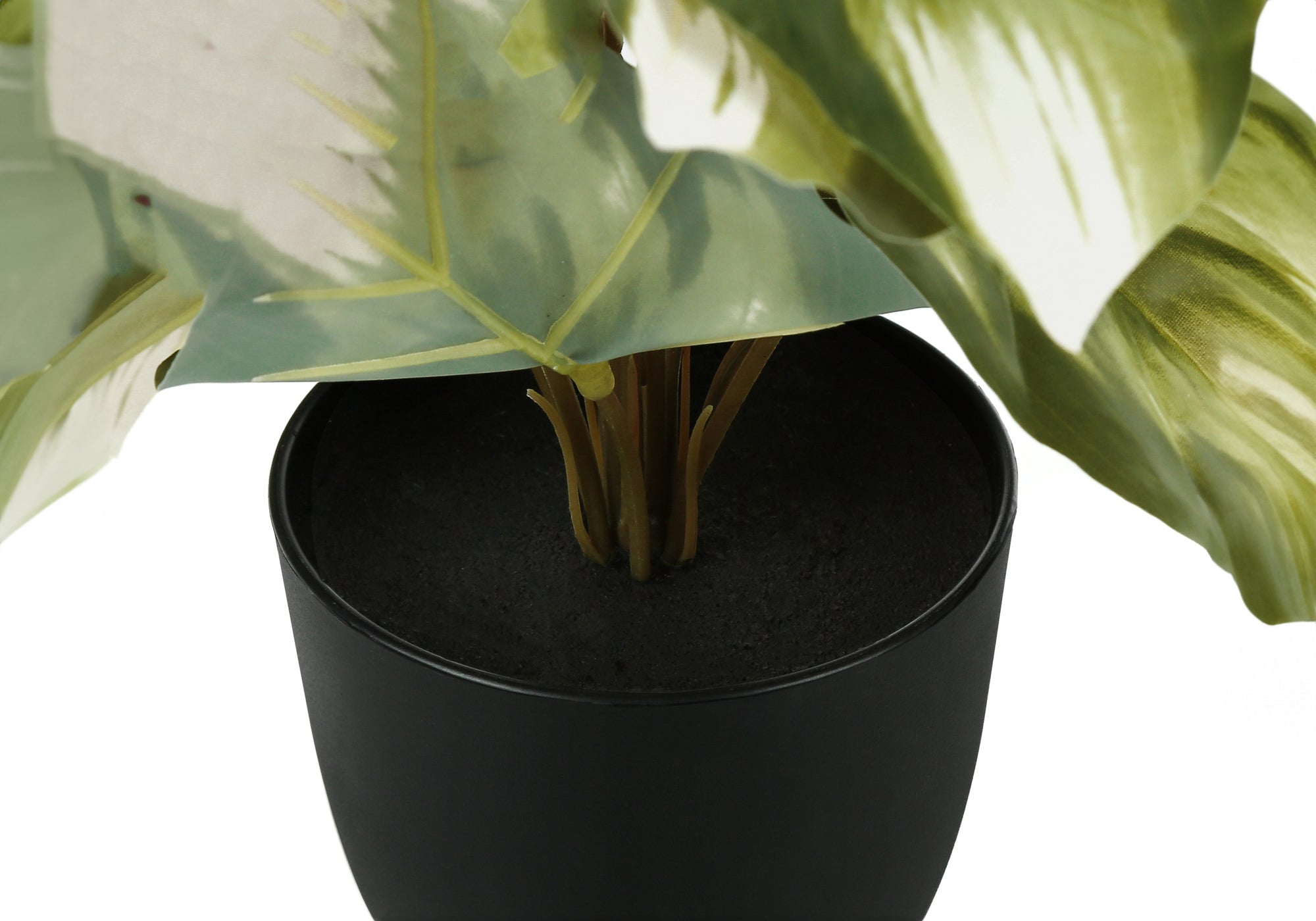 PLANTE ARTIFICIELLE - 2PCS / 13"H MONSTERA/CALATHEA/ 4" POT