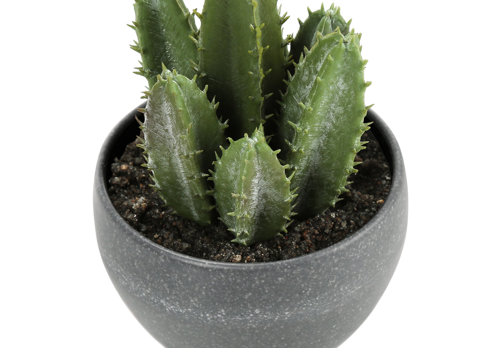 PLANTE ARTIFICIELLE - 3MCX / 6"H SUCCULENTE POT GRIS 3"