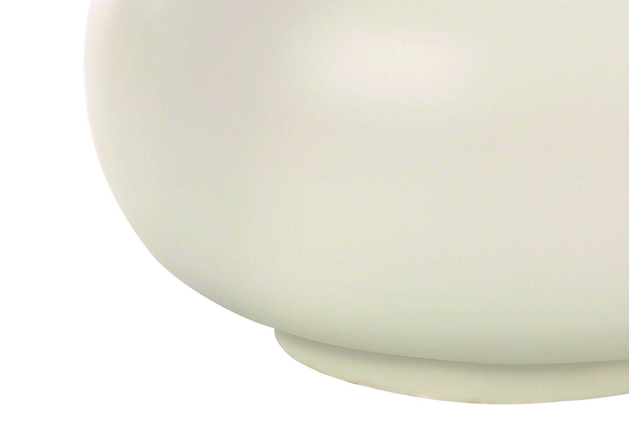 ÉCLAIRAGE - LAMPE DE TABLE 25"H CÉRAMIQUE CRÈME / ABAT-JOUR IVOIRE