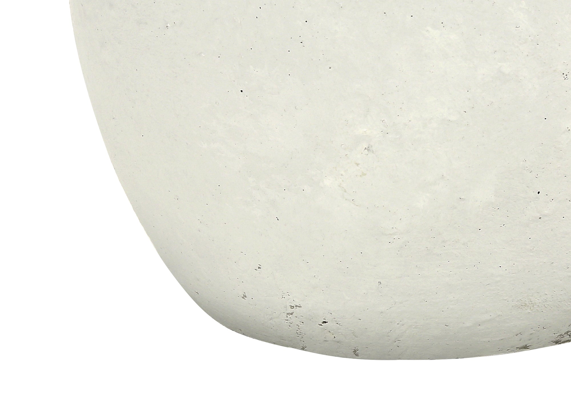 ÉCLAIRAGE - LAMPE DE TABLE 26"H RÉSINE CRÈME / ABAT-JOUR IVOIRE