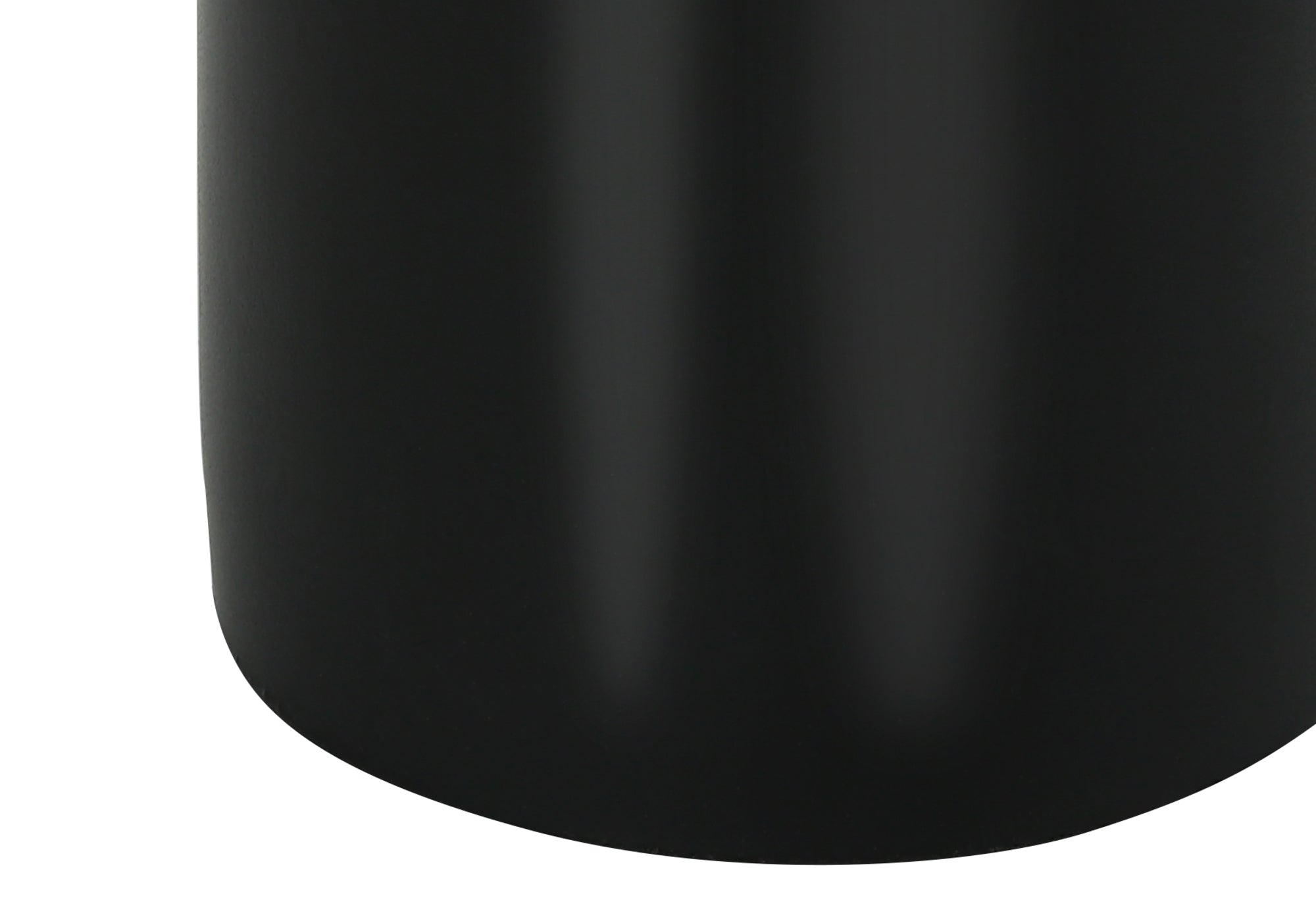 ÉCLAIRAGE - LAMPE DE TABLE 25"H BÉTON NOIR / ABAT-JOUR NOIR