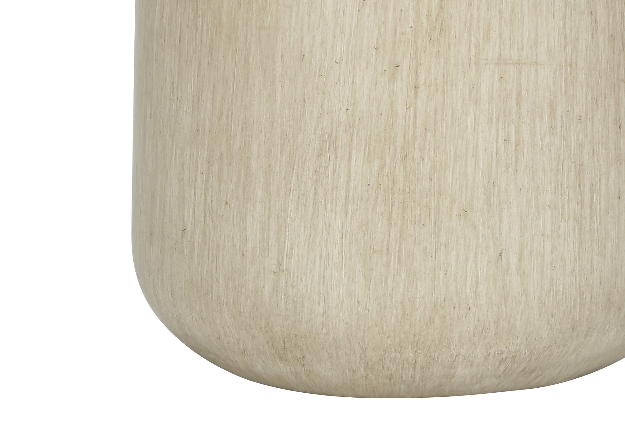 ÉCLAIRAGE - LAMPE DE TABLE 24"H BÉTON BEIGE / ABAT-JOUR IVOIRE