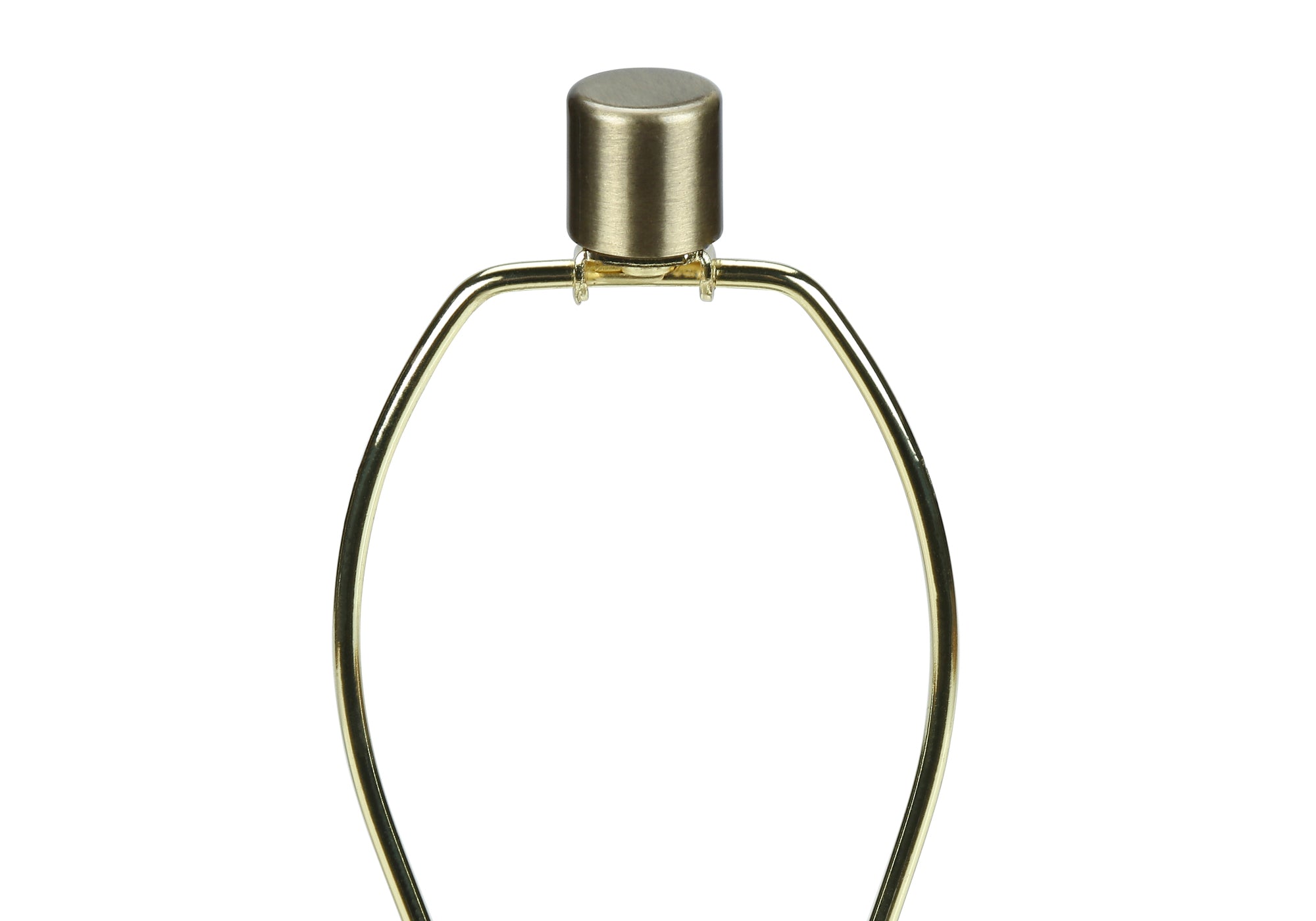 ÉCLAIRAGE - LAMPE DE TABLE 27"H CÉRAMIQUE GRIS / ABAT-JOUR BEIGE