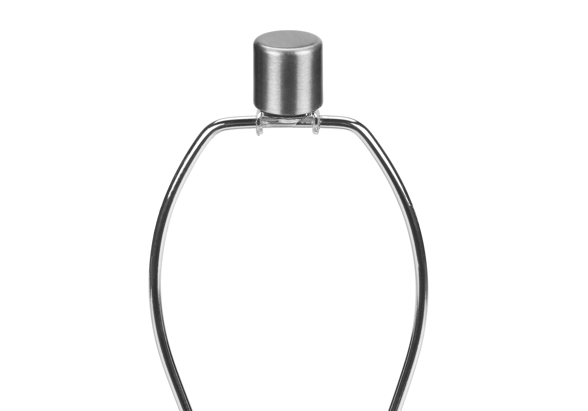 ÉCLAIRAGE - LAMPE DE TABLE 29"H RÉSINE GRIS / ABAT-JOUR IVOIRE