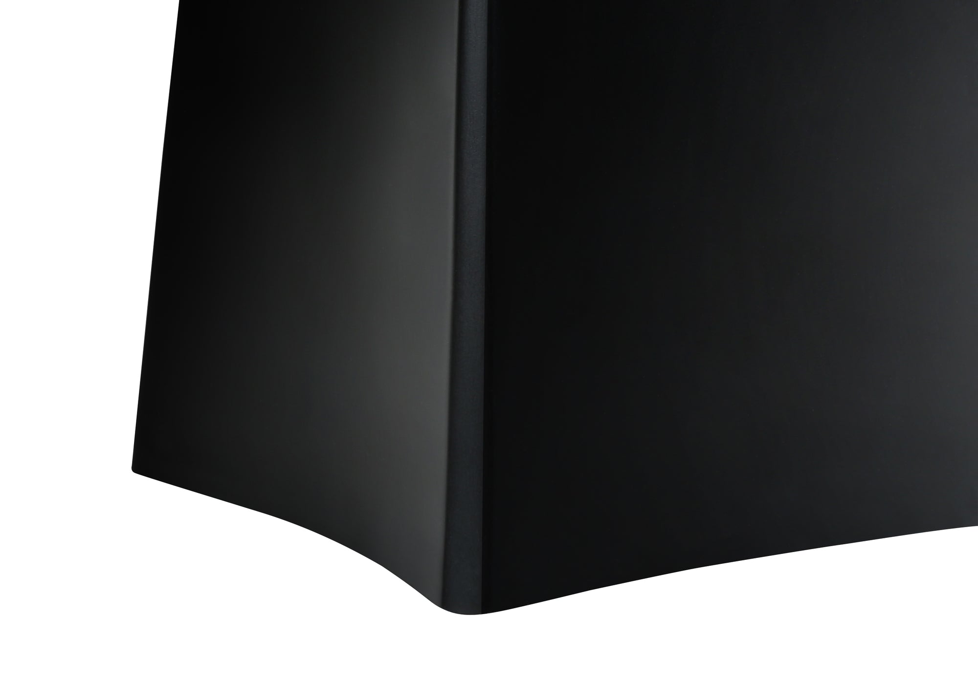 ÉCLAIRAGE - LAMPE DE TABLE 27"H RÉSINE NOIRE / ABAT-JOUR BEIGE