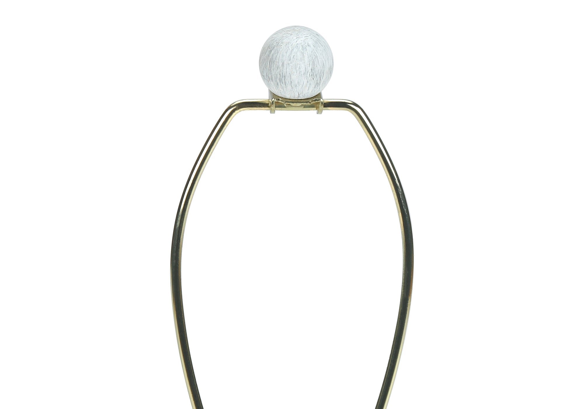 ÉCLAIRAGE - LAMPE DE TABLE 28"H RÉSINE CRÈME / ABAT-JOUR IVOIRE