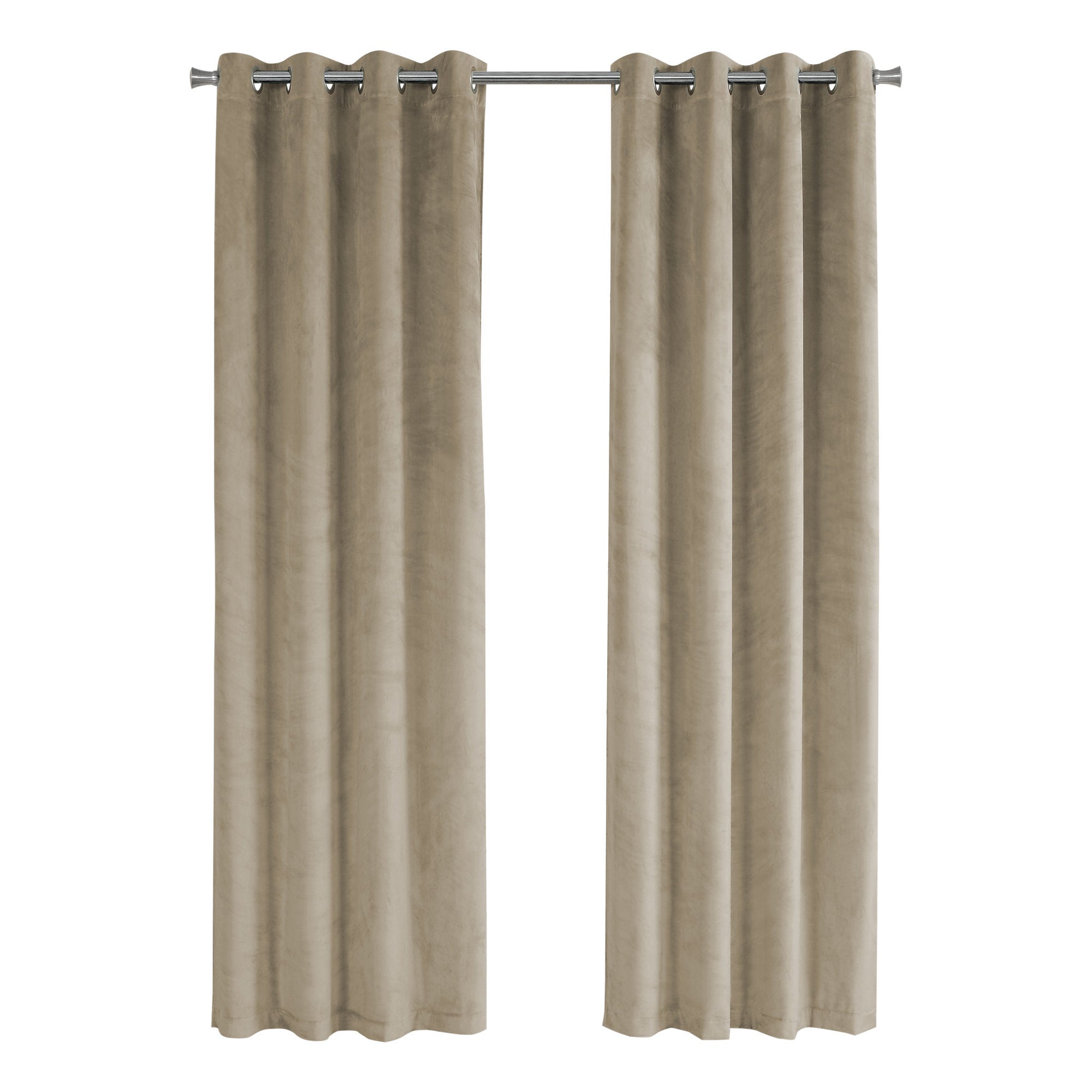 PANNEAU DE RIDEAU - 2PCS / 52"LX 95"H BEIGE ASSOMBRISSANT LA PIÈCE ( Meuble Mtl ) 