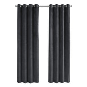 PANNEAU DE RIDEAU - 2PCS / 52"WX 95"H GRIS ASSOMBRISSANT LA PIÈCE ( Meuble Mtl )