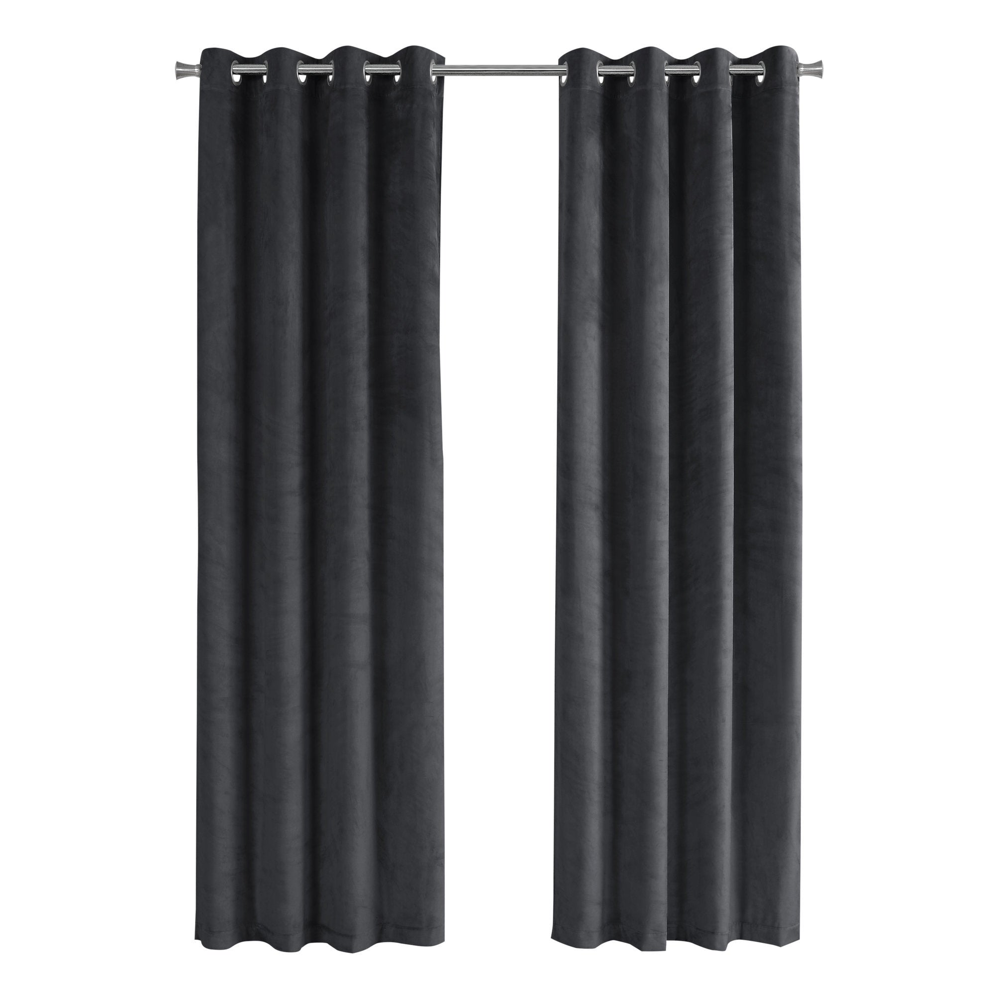 PANNEAU DE RIDEAU - 2PCS / 52"WX 95"H GRIS ASSOMBRISSANT LA PIÈCE ( Meuble Mtl )