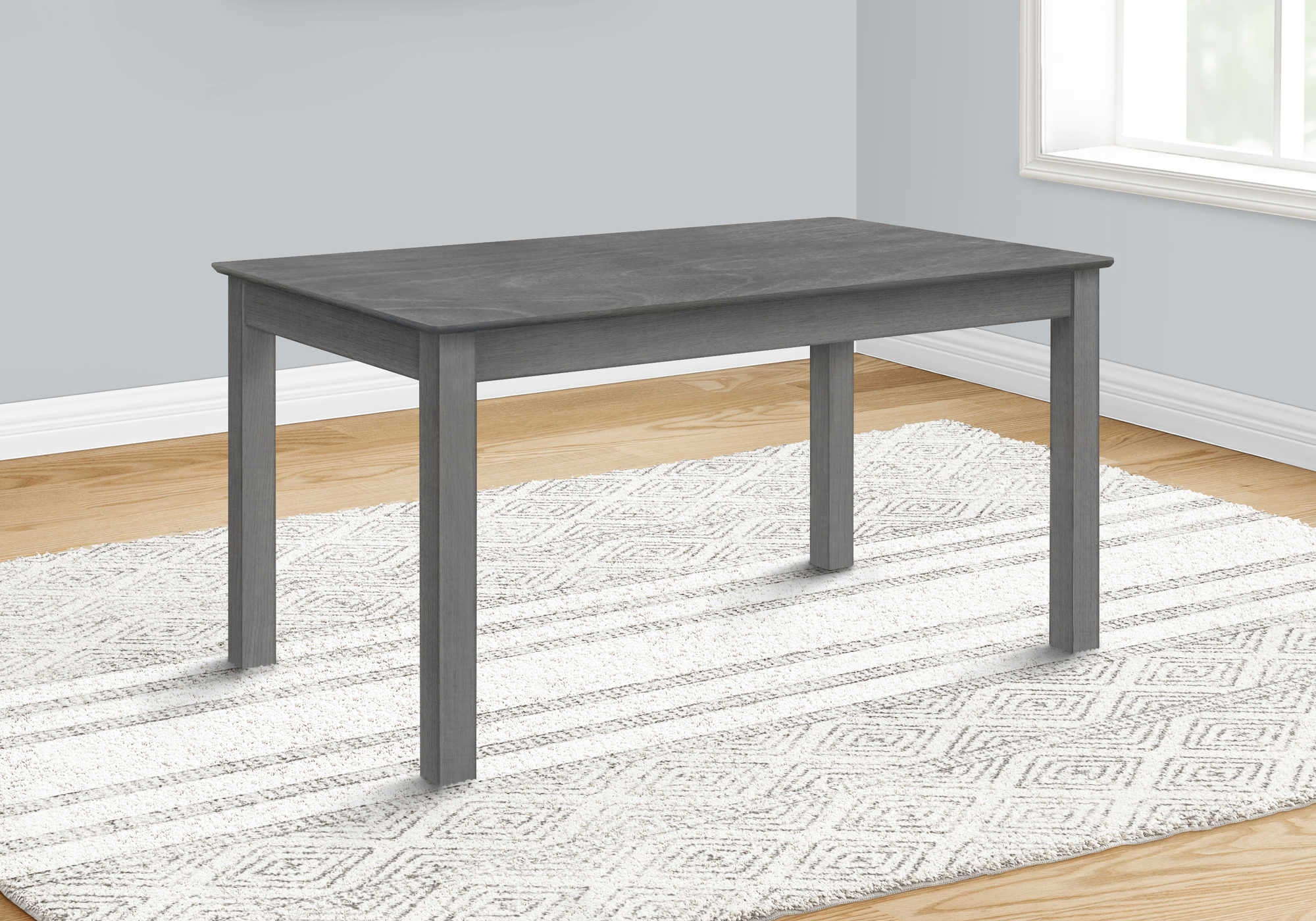 TABLE À MANGER - PLACE GRIS LAVÉ / 36"X 60"