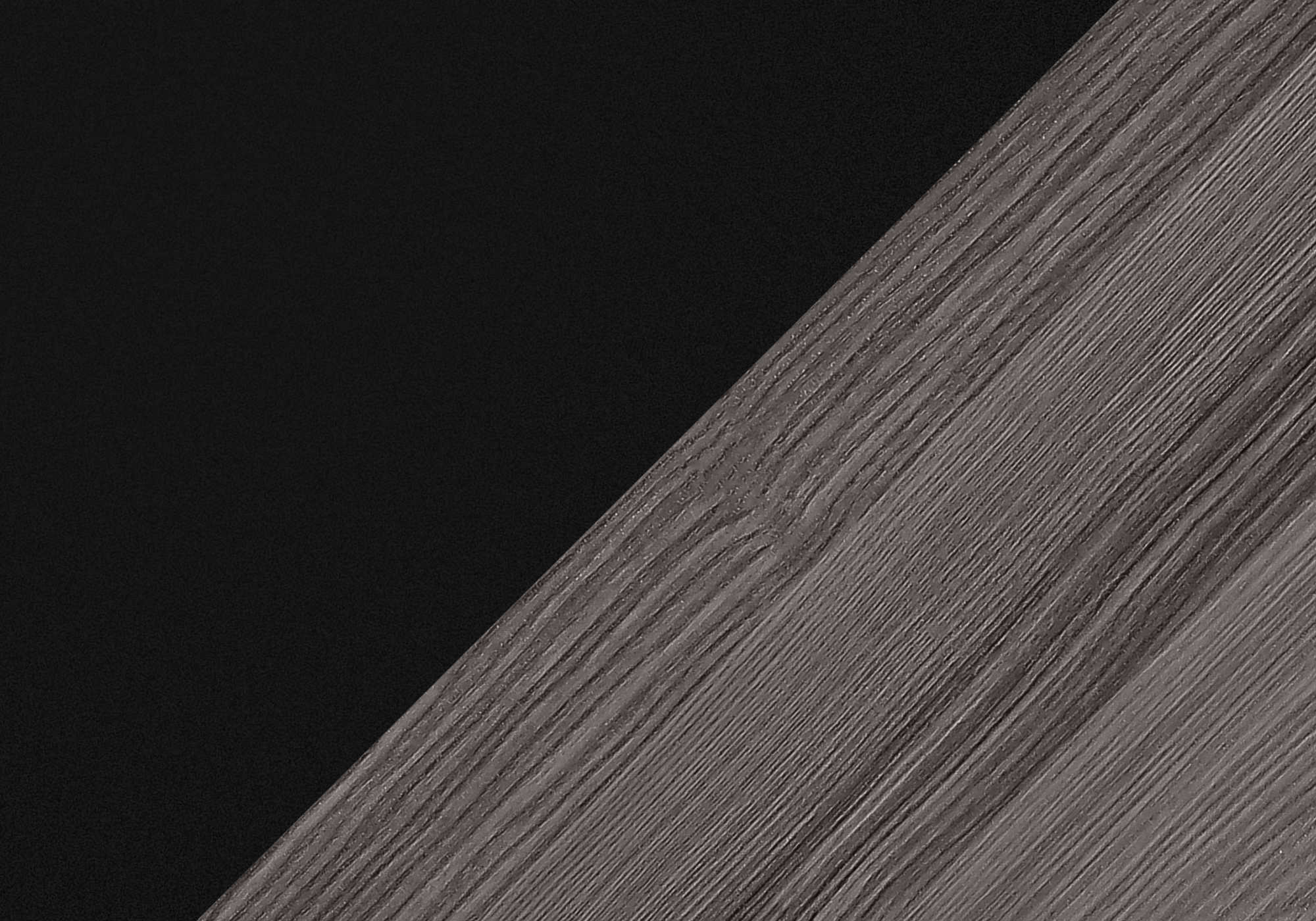 TABLE D'APPOINT - NOIR / DESSUS GRIS TABLE DE NUIT AVEC RANGEMENT ( Meuble Mtl ) 