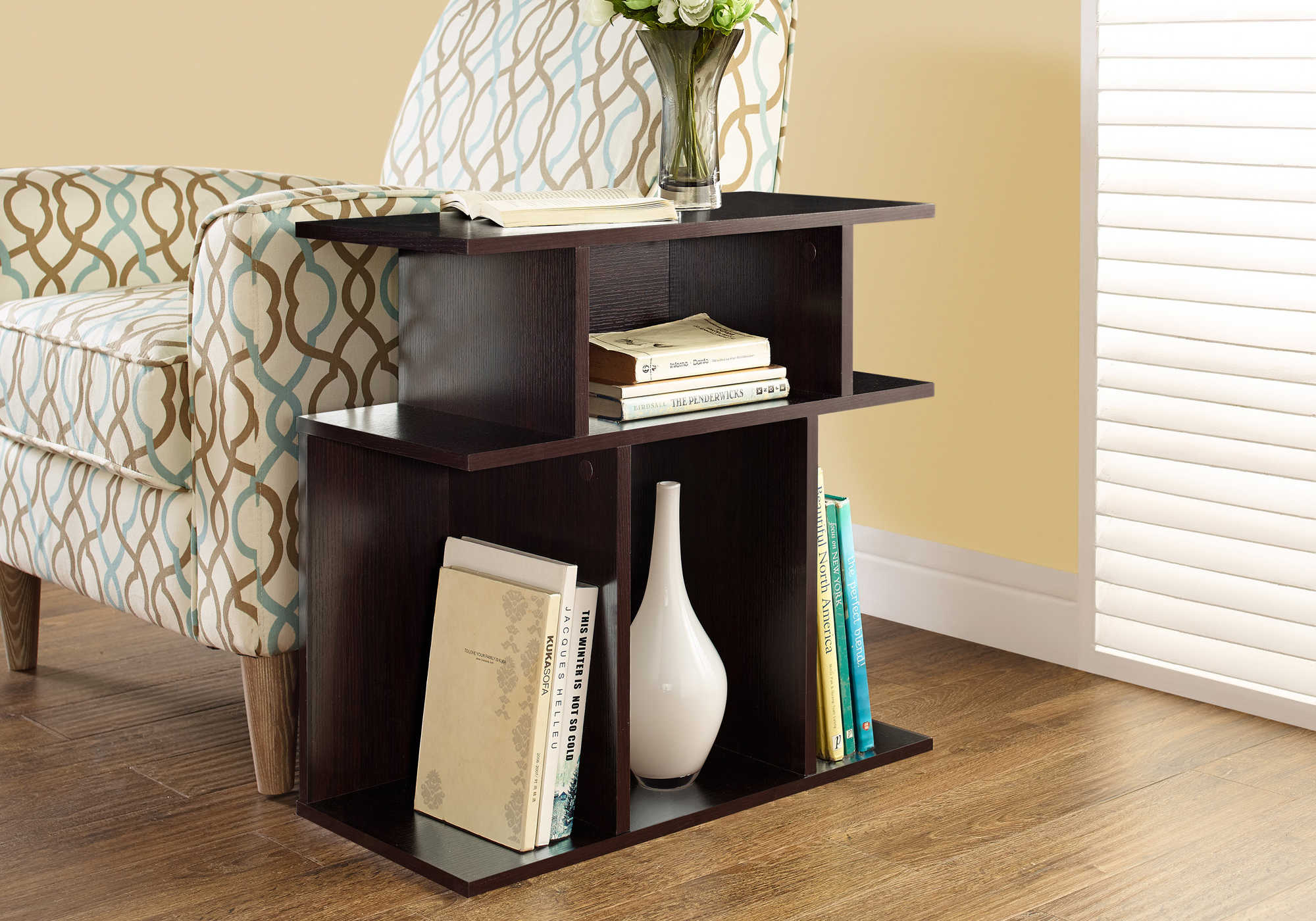 TABLE D'APPOINT - 24"H / ESPRESSO ( Meuble Mtl ) 