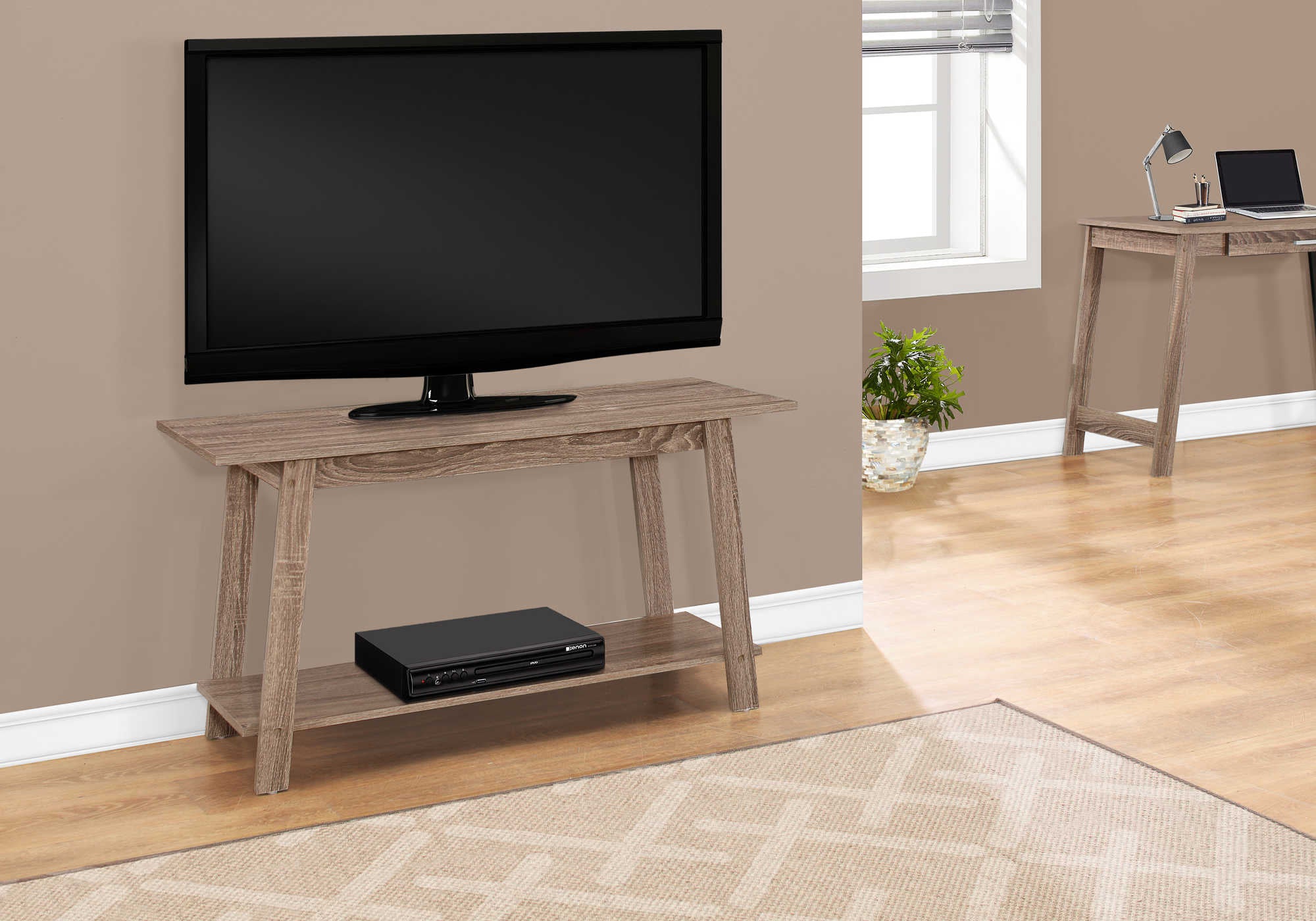 MEUBLE TV - 42"L / TAUPE FONCÉ ( Meuble Mtl ) 