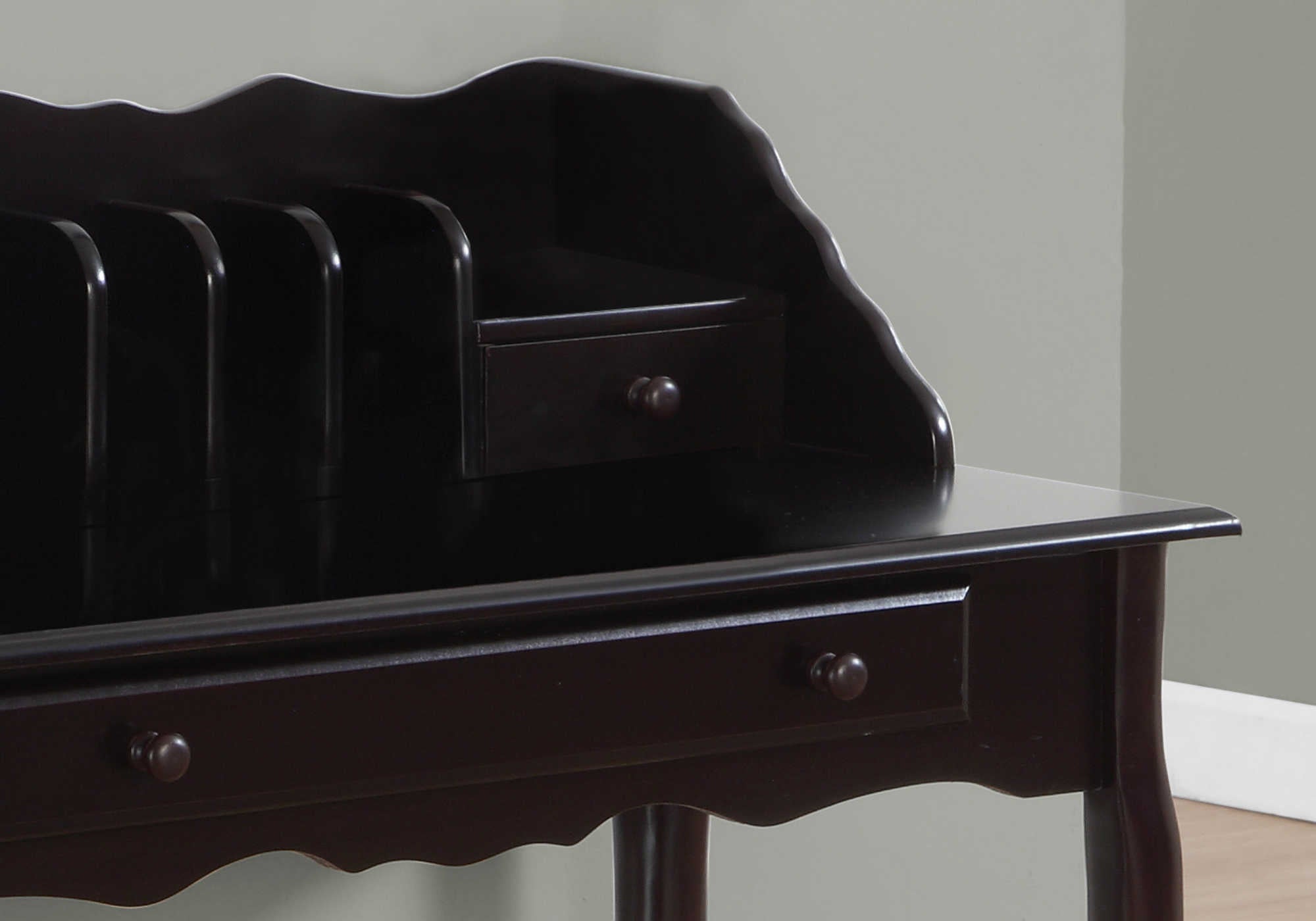BUREAU D'ORDINATEUR - 36"L / CERISE FONCÉ TRADITIONNEL ( Meuble Mtl ) 