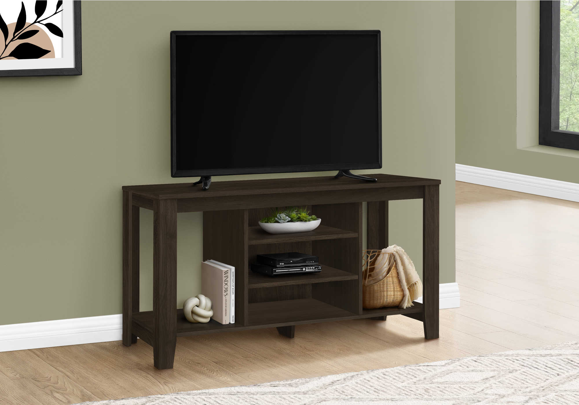 MEUBLE TV - 48"L / ESPRESSO ( Meuble Mtl ) 