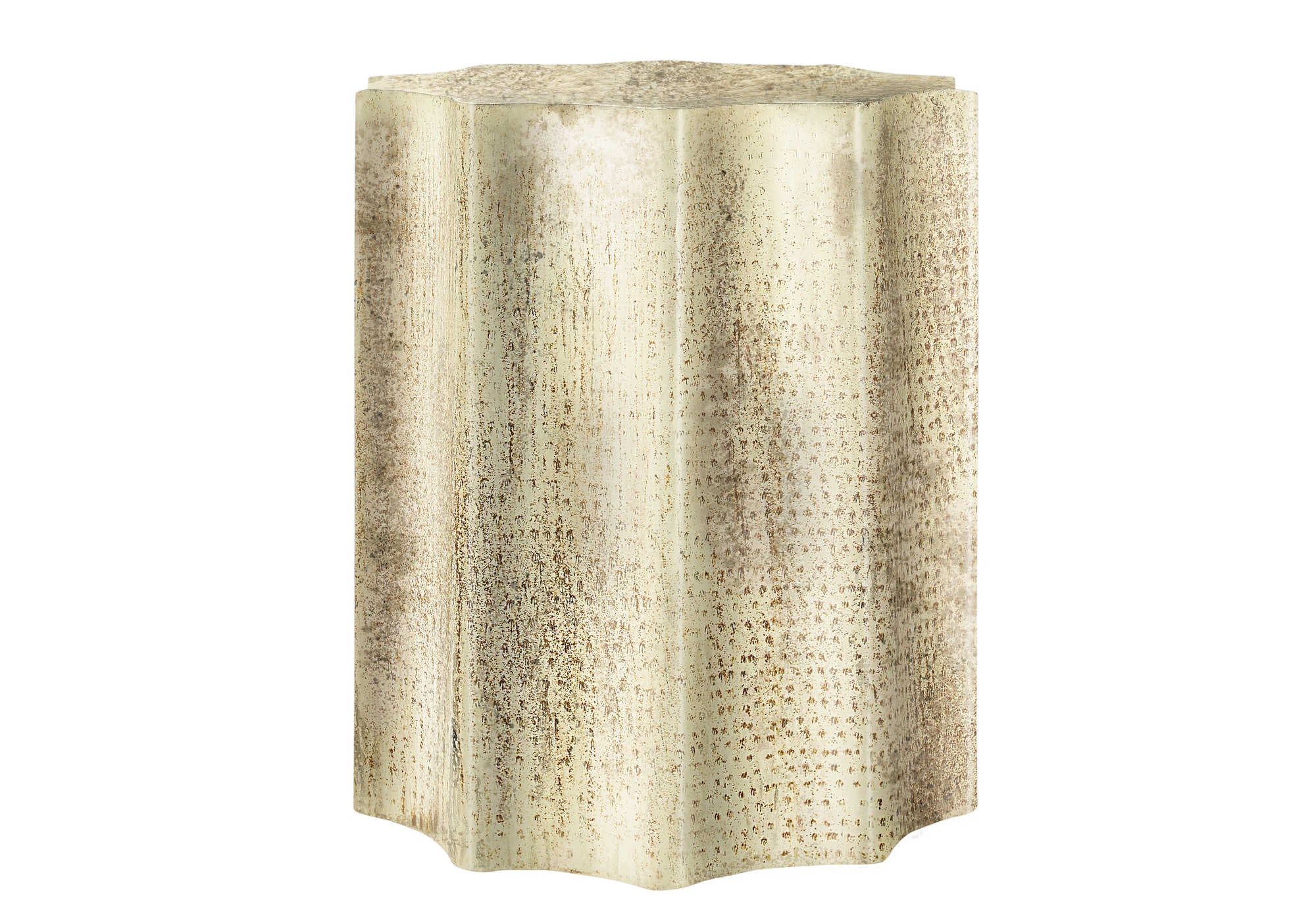 TABLE D'ACCENT - 22"H / TABLE DE BOUT EN FER OU ANTIQUE