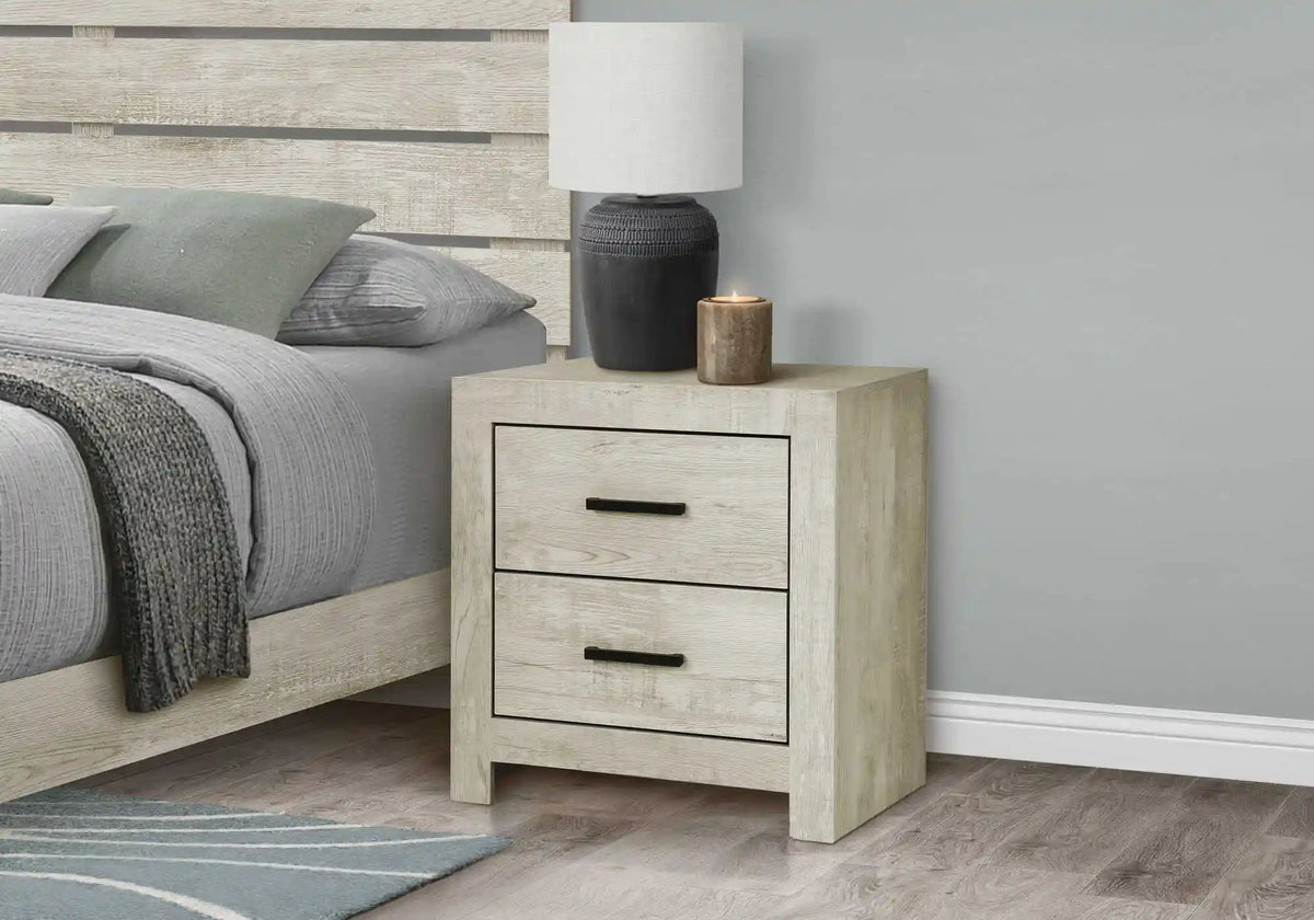 Ensemble de chambre Queen 5 pièces – Fini chêne blanchi