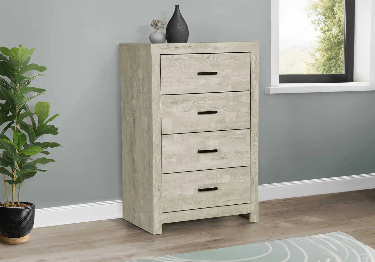 Ensemble de chambre Queen 5 pièces – Fini chêne blanchi