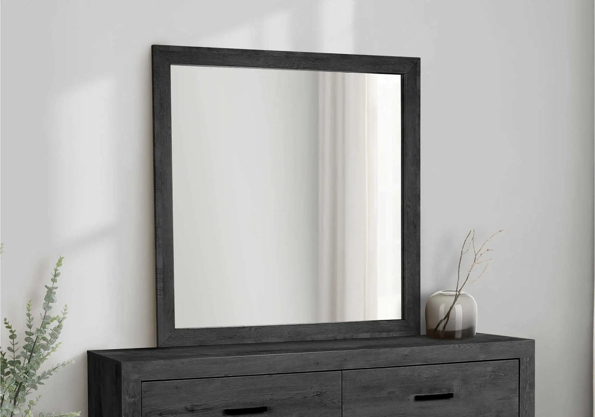 Miroir mural – Fini gris graphite