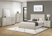 Ensemble de chambre Queen 5 pièces – Fini chêne blanchi