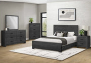 Ensemble de chambre Queen 5 pièces – Fini gris graphite