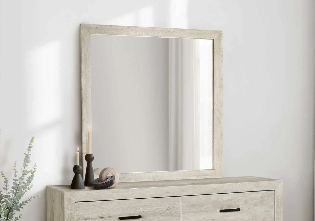 Miroir mural – Fini chêne blanchi