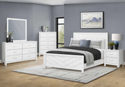 Ensemble de chambre Queen 5 pièces – Fini chêne blanc