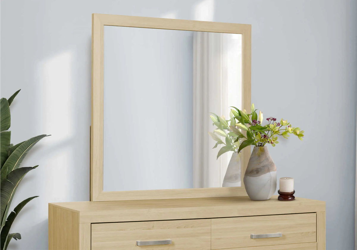Ensemble de chambre à coucher 5 pièces avec lit Queen – Finition naturelle