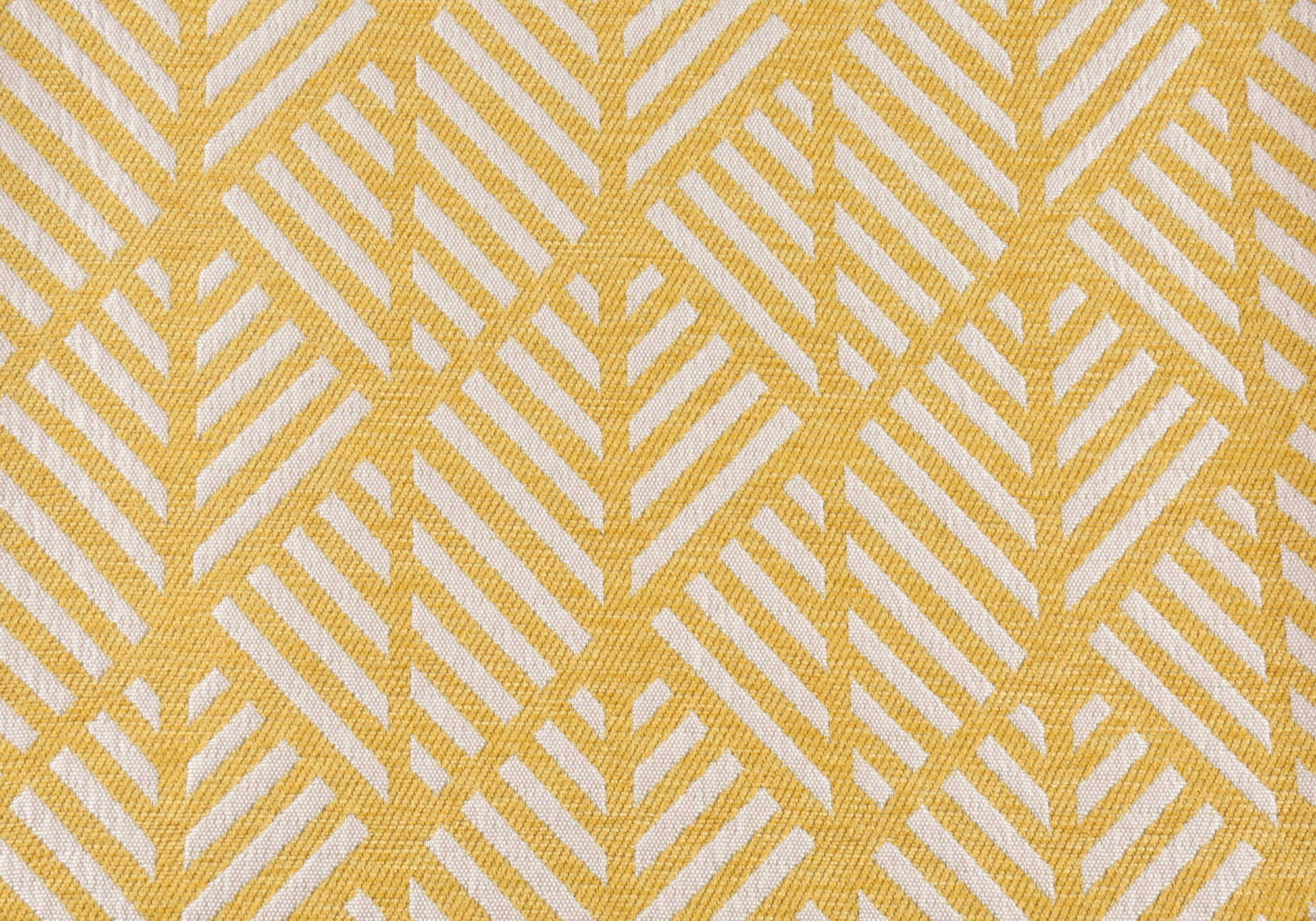 COUSSIN - 18"X 18" / MOTIF GÉOMÉTRIQUE JAUNE / 1PC ( Meuble Mtl ) 