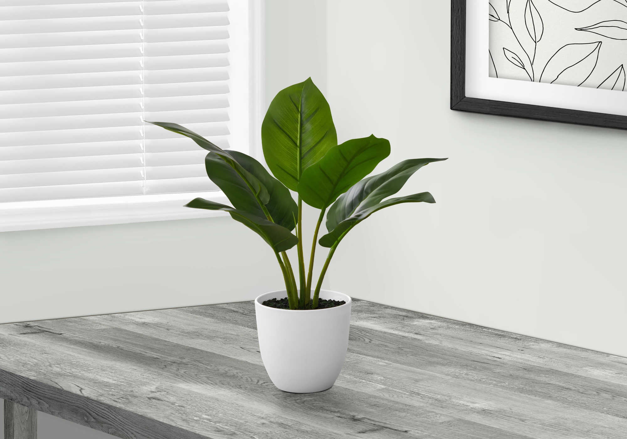 PLANTE ARTIFICIELLE - 17"H / INTÉRIEUR OU EN POT 5"