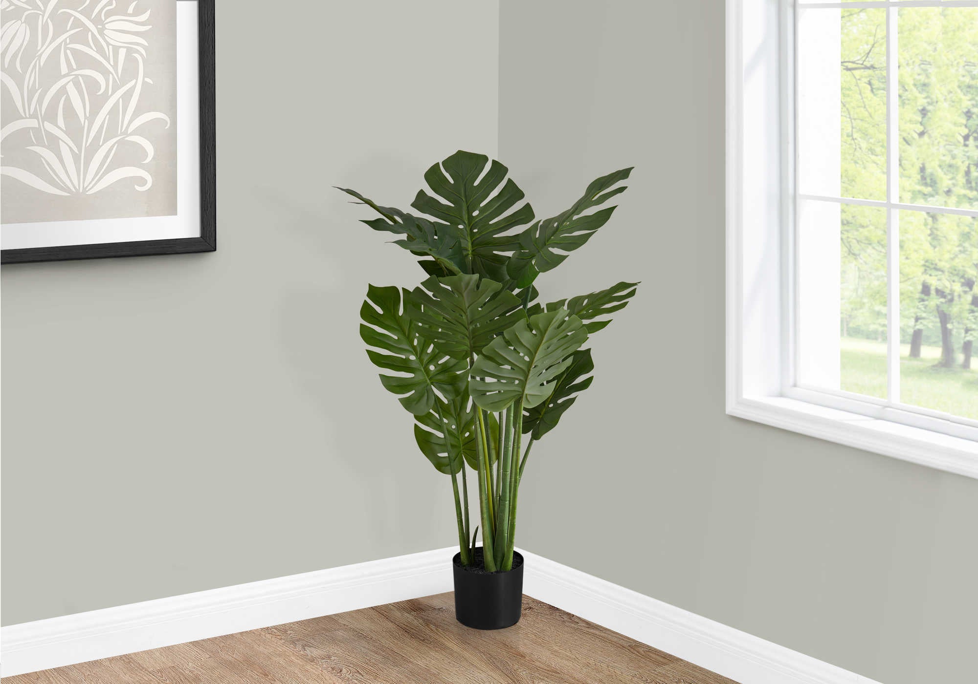 PLANTE ARTIFICIELLE - 45"H / POT INTÉRIEUR MONSTERA 6"