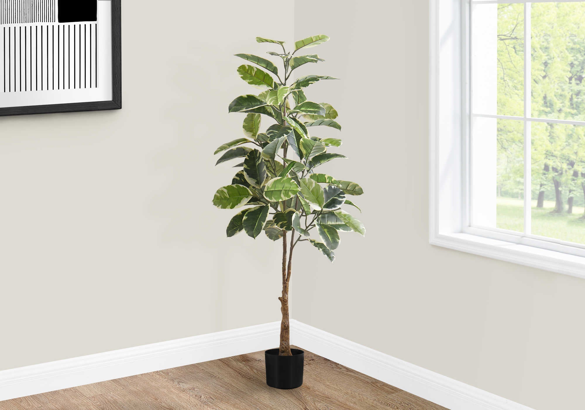 PLANTE ARTIFICIELLE - 52"H / POT INTÉRIEUR CAOUTCHOUC 5"