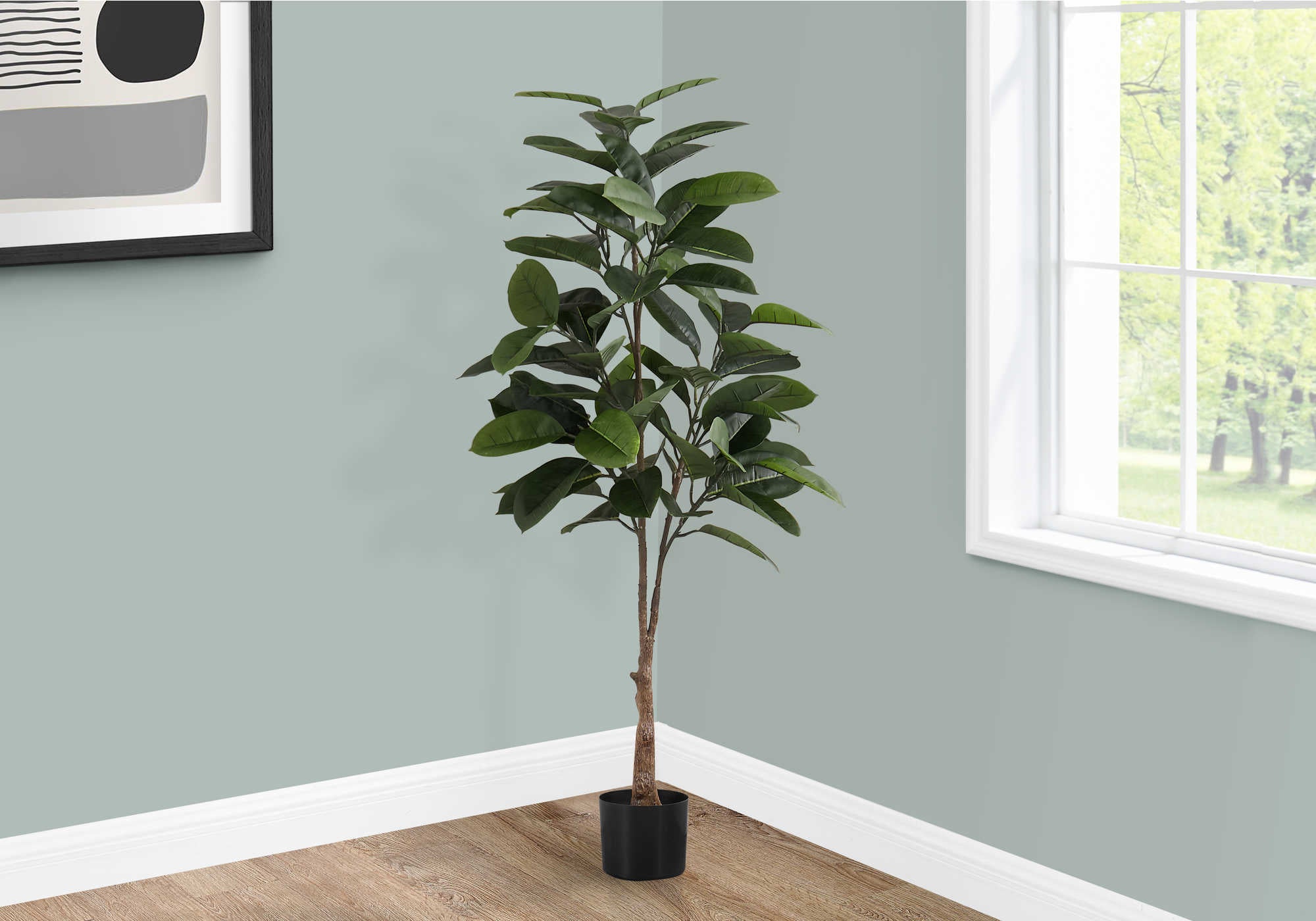 PLANTE ARTIFICIELLE - 52"H / POT INTÉRIEUR CAOUTCHOUC 5"