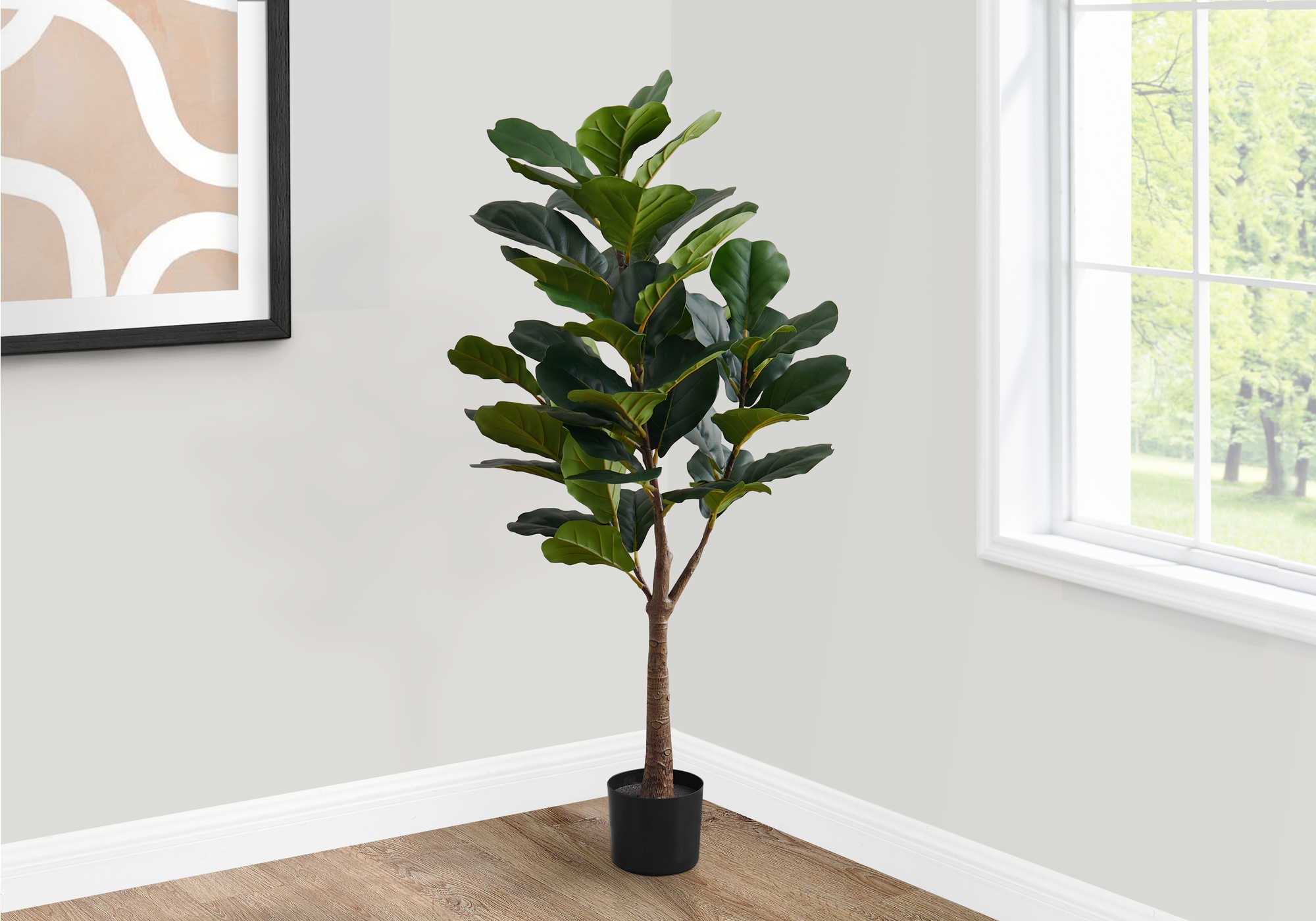 PLANTE ARTIFICIELLE - 47"H / POT FIGUIER INTERIEUR 5"